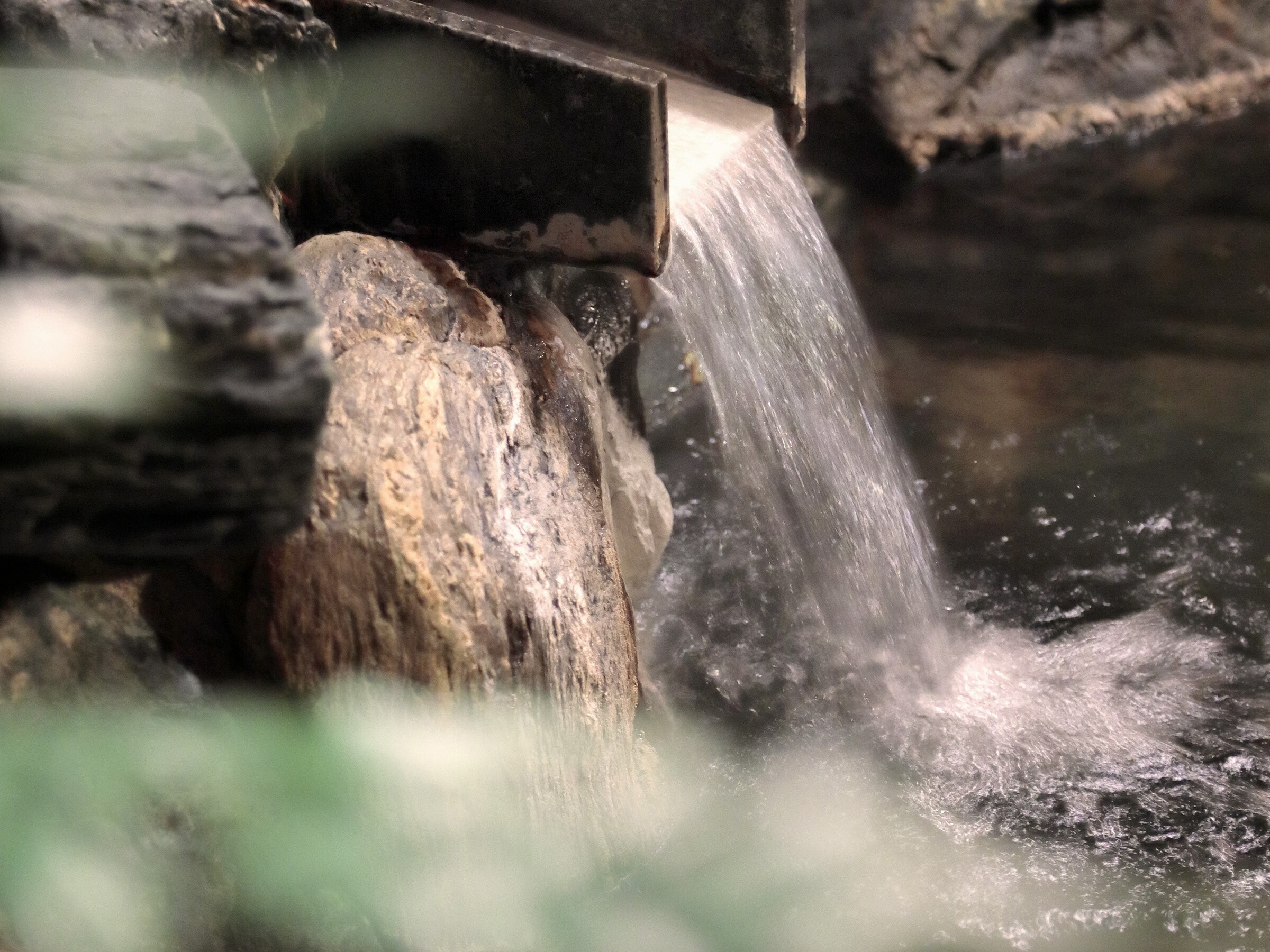 Free-flowing from the source