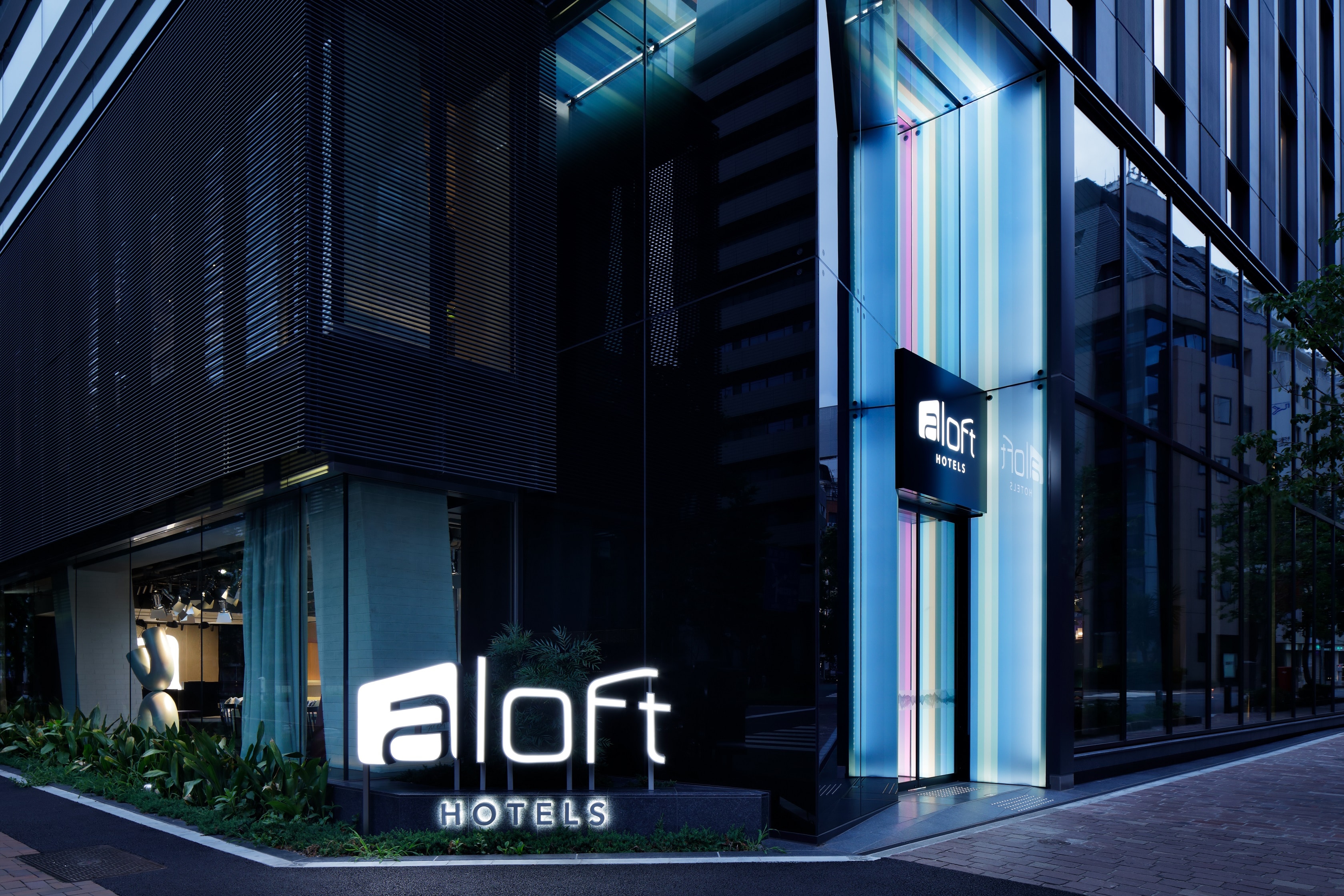 东京银座雅乐轩酒店入口