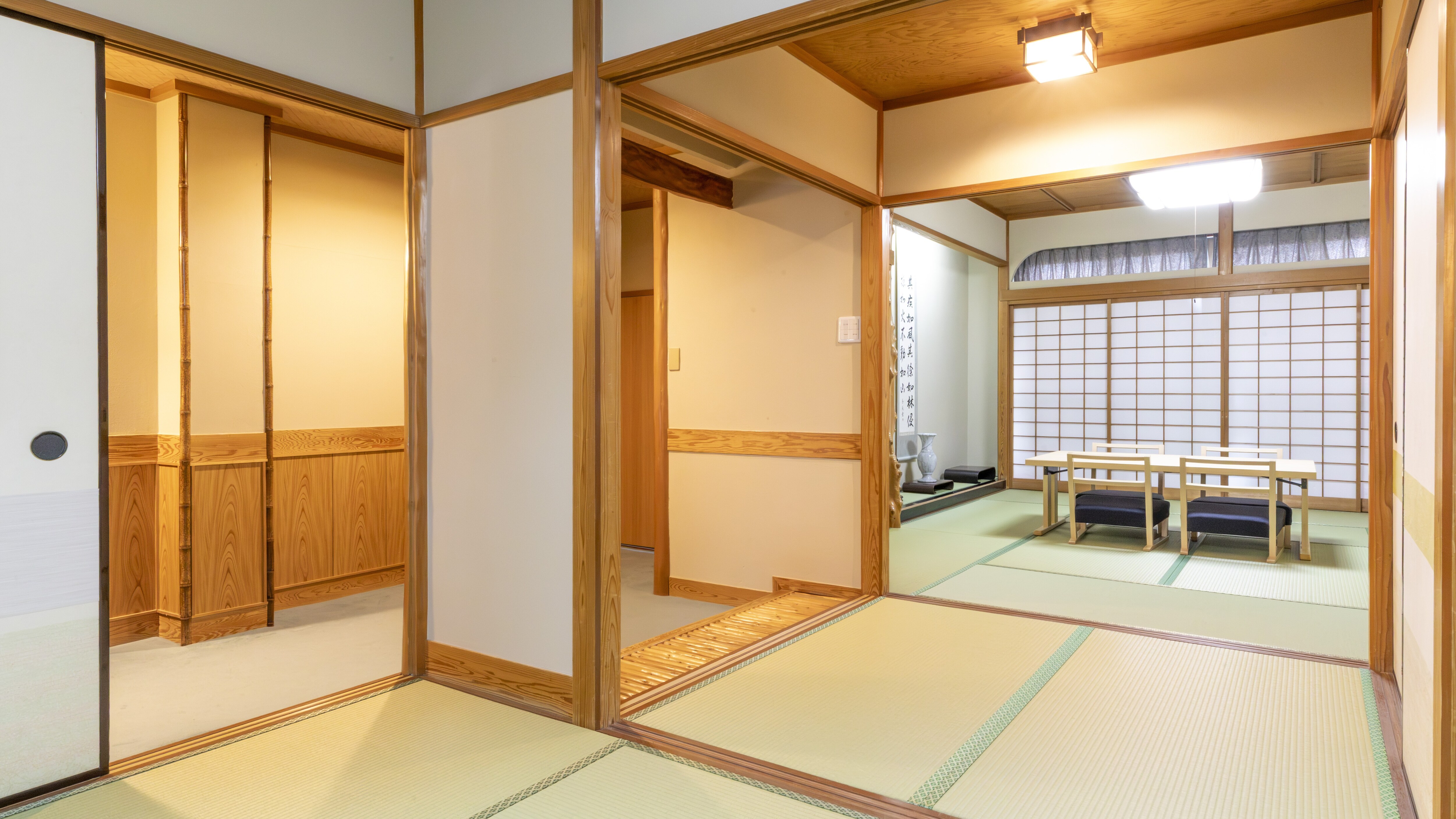 [With cypress wood indoor bath] Room 203, Horai Room, Japanese-style room, 56㎡