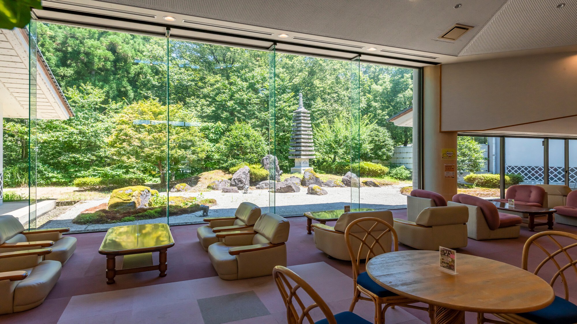A bright and spacious lobby. Relieved breath