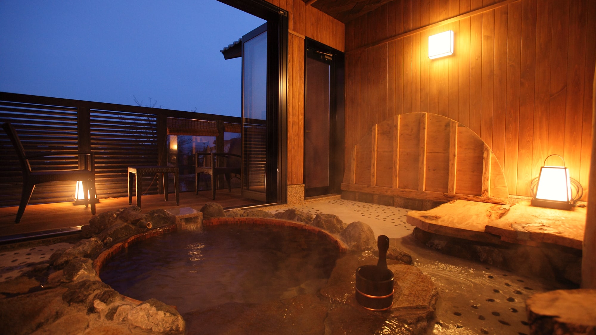 [Old folk house style] ~ Japanese (NAGOMI) ~ Guest room open-air bath