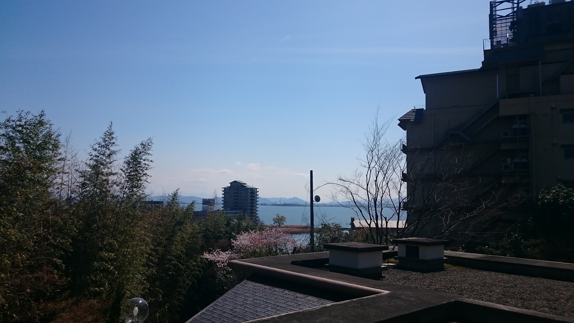 Lake Biwa River guest room scenery