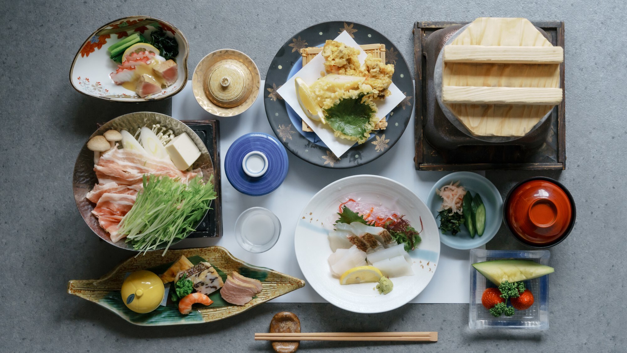 Chef's recommended seasonal kaiseki course