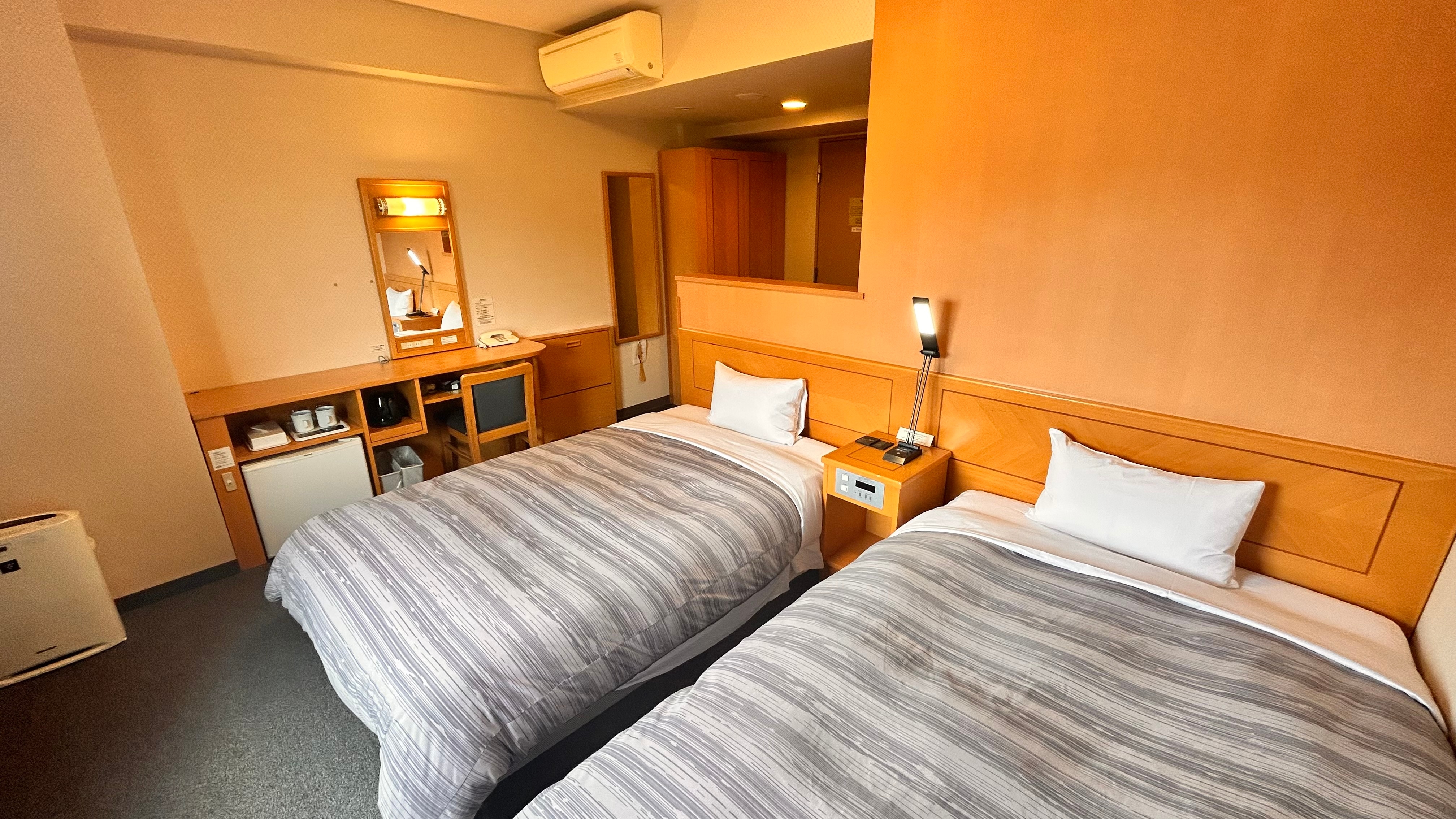 Twin room. Can be used by two or one person.