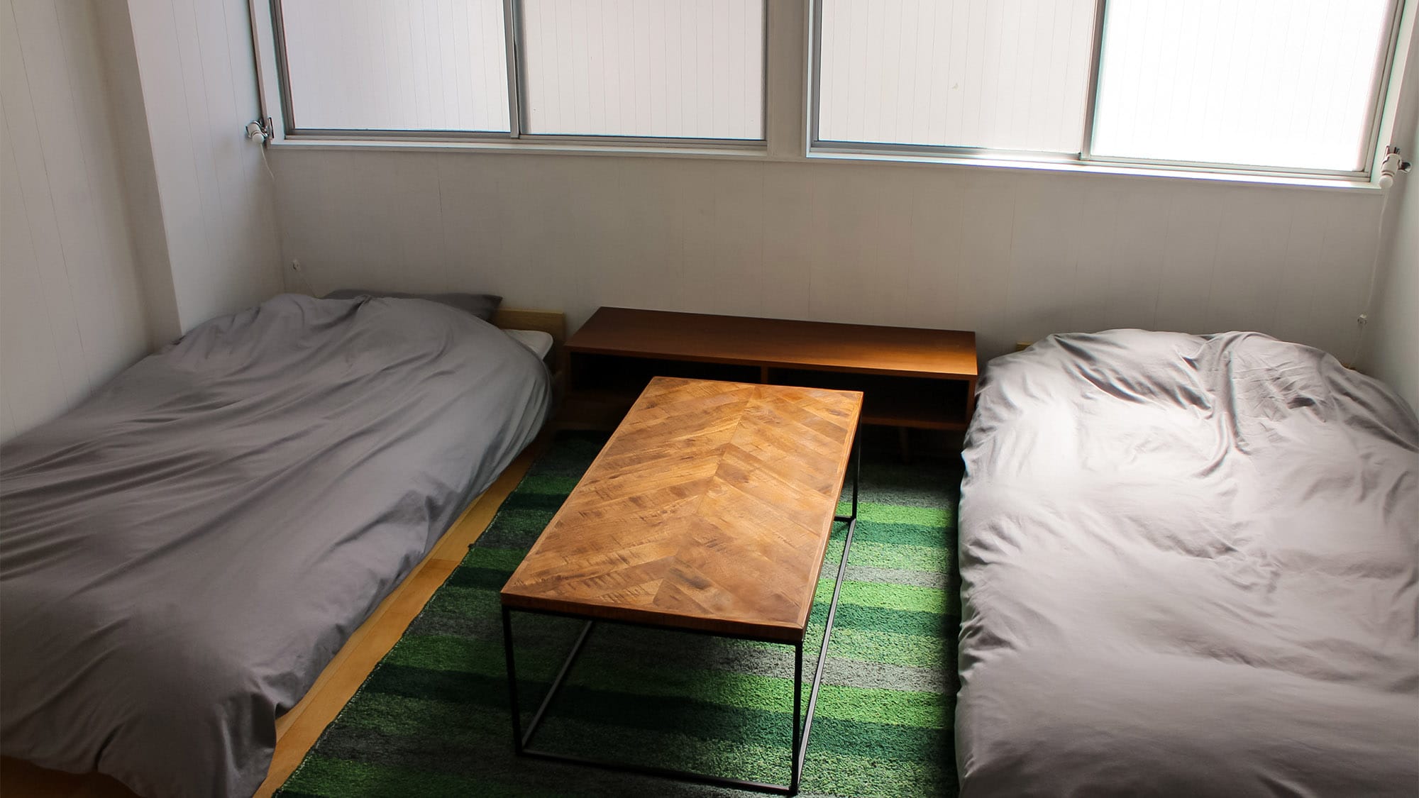 ・[Example of a private room] A completely private twin room, available only in one room