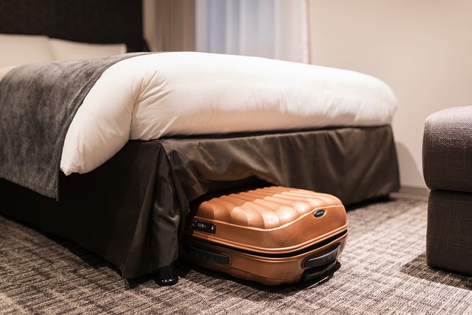 Under-bed storage space