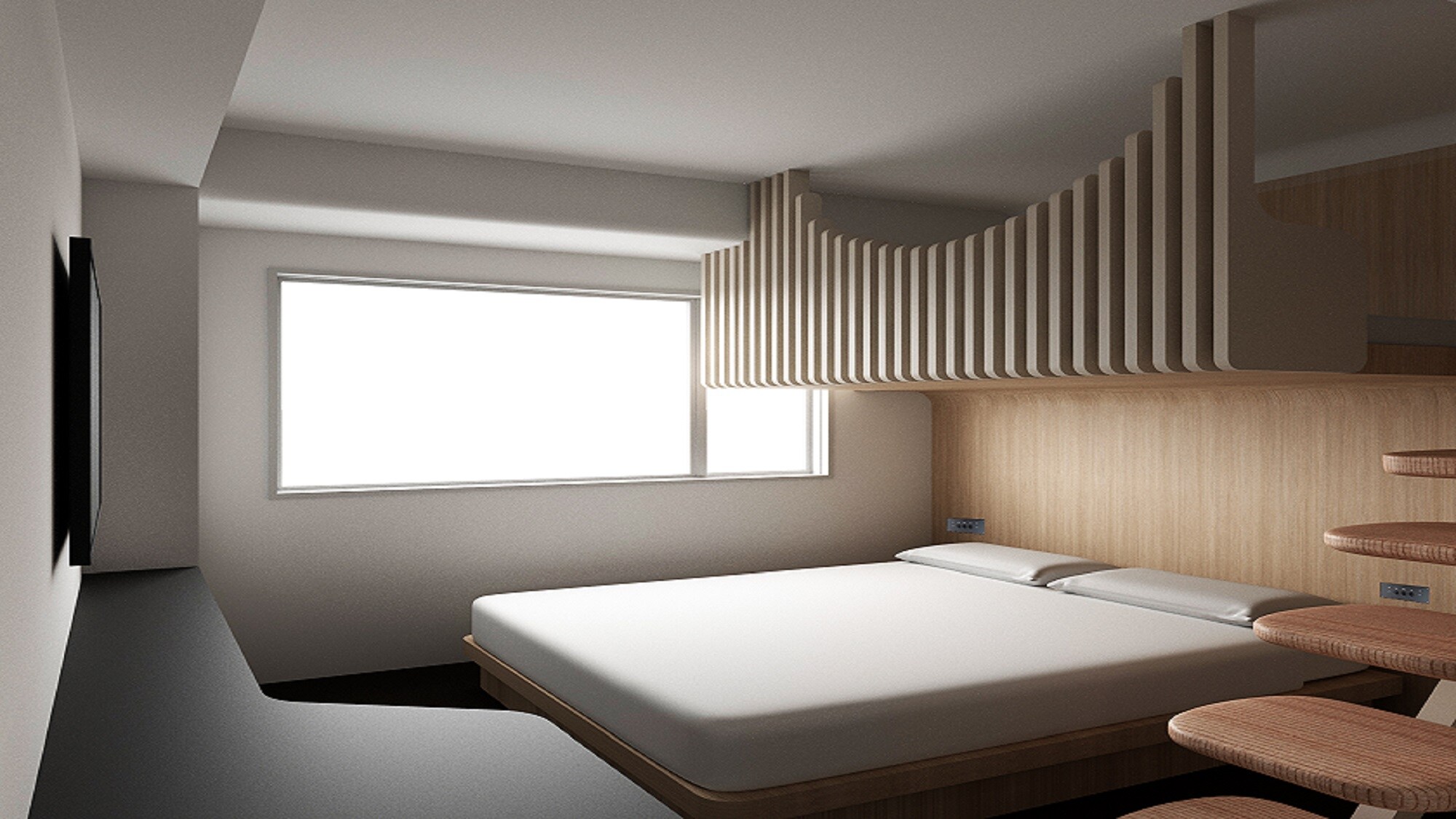 ◇禁烟◇双层卧室（双人间）（17平方米）