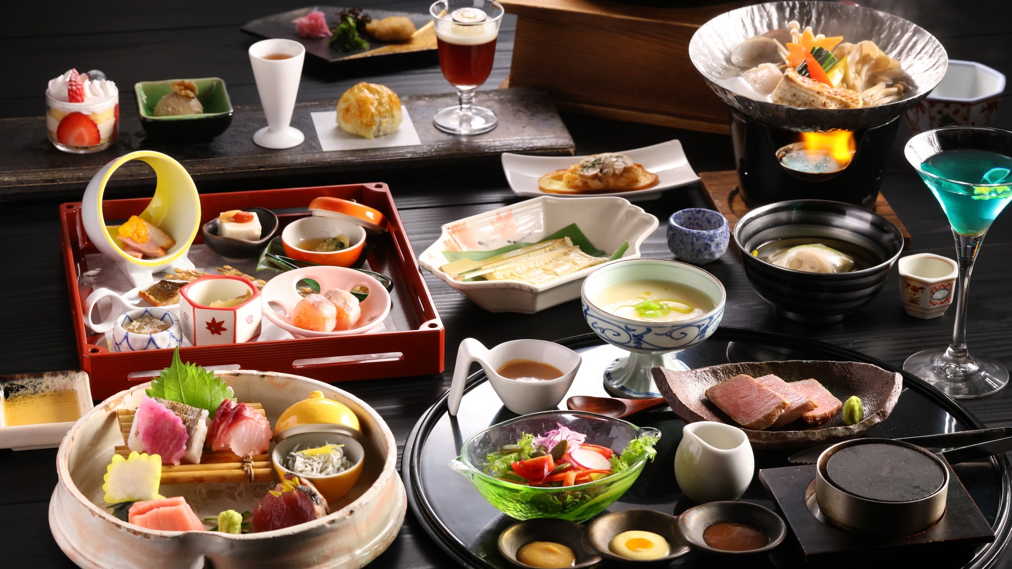[Autumn 2026] The seven scenic spots of Yugawara and the literary figures and writers associated with them are the motifs. Please also enjoy the explanations in the menu.