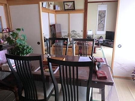 Inside the building