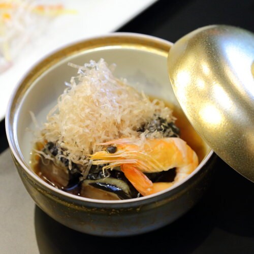 (Early summer) Boiled Kamo eggplant, Itogaki