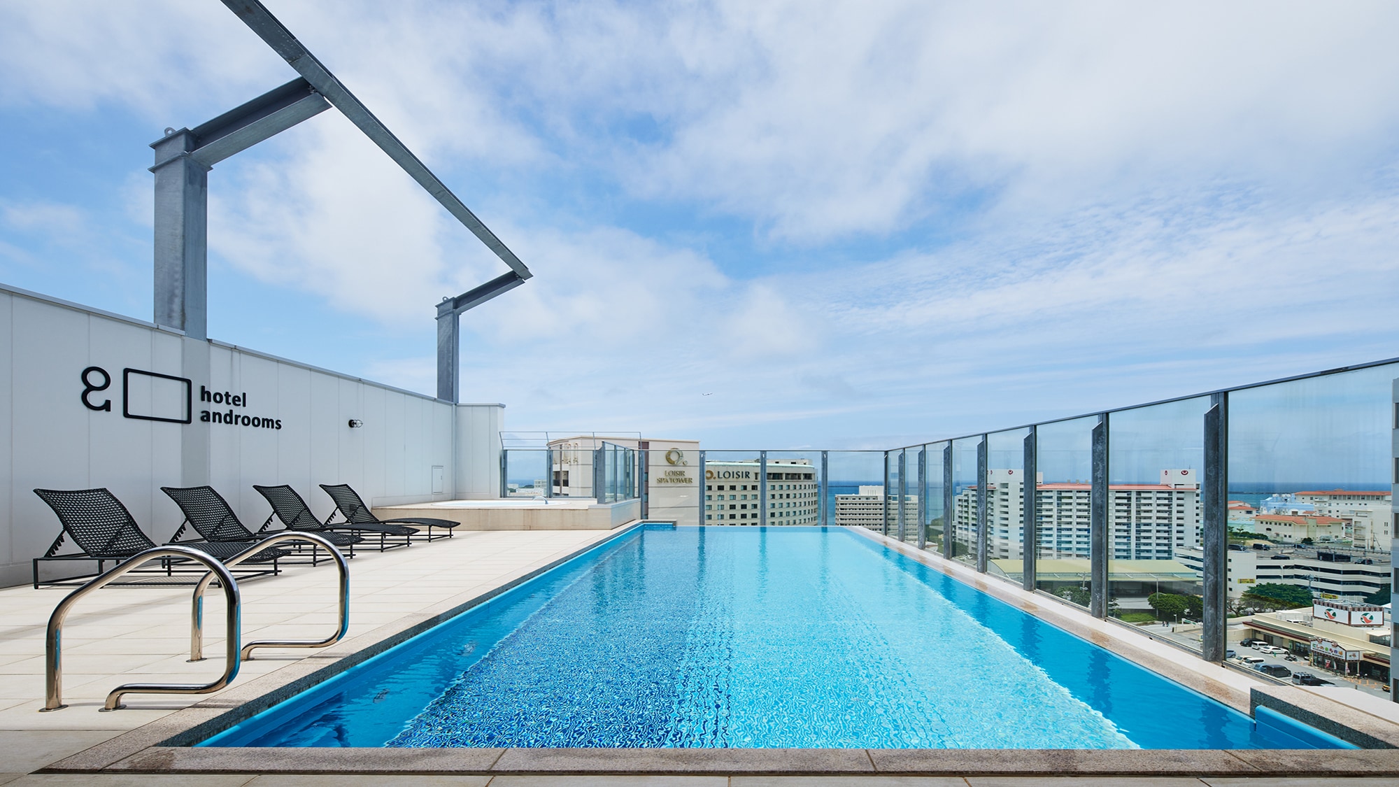 Rooftop pool (charged)