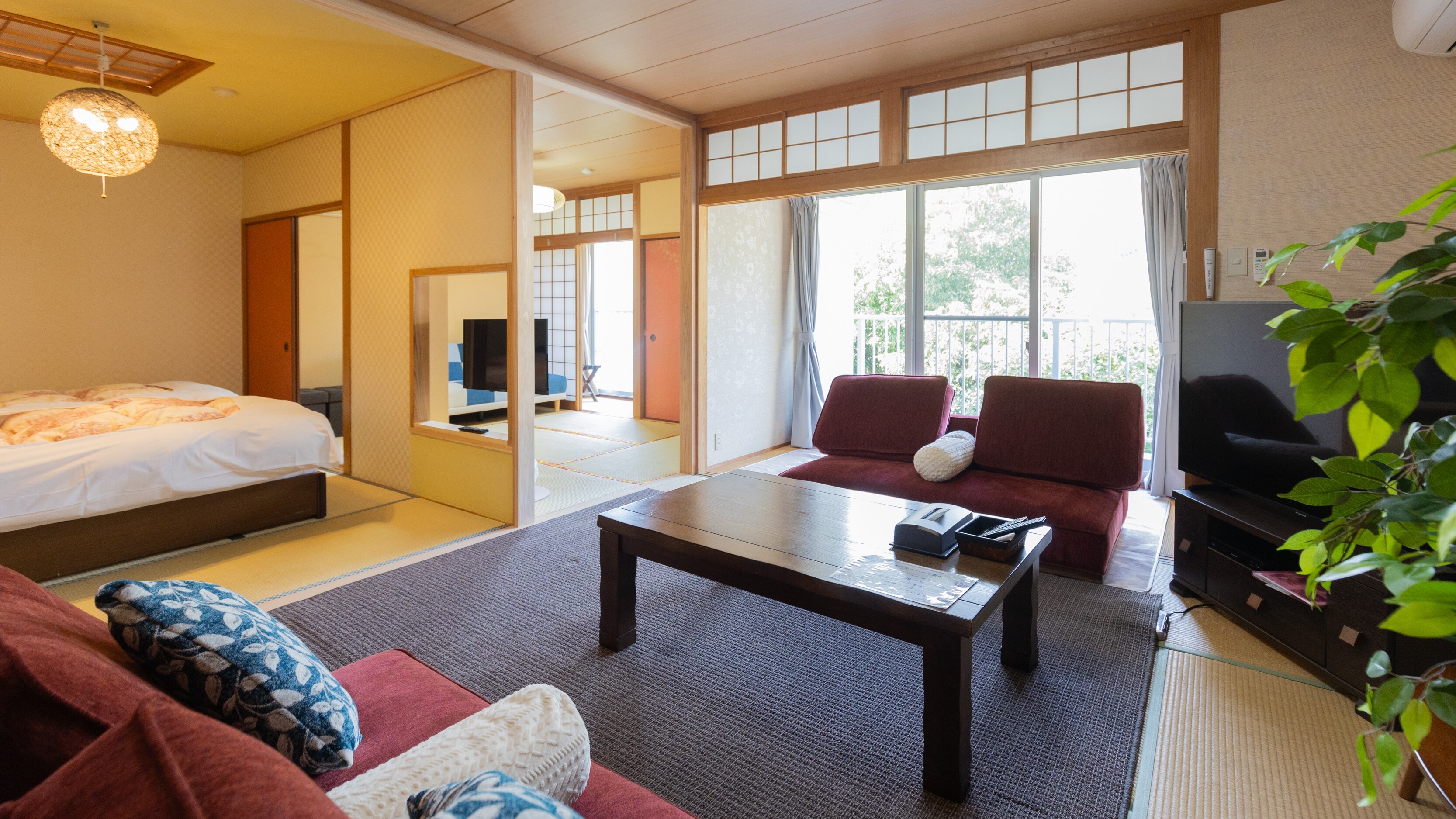 Koho Room：兩間房間，一間10榻榻米，一間6榻榻米，總共22榻榻米！您可以在寬敞的空間內放鬆身心。