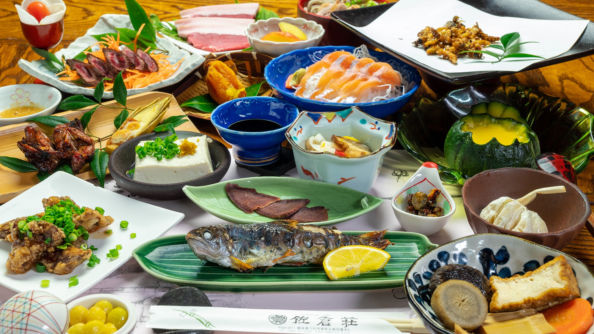 * [Upgraded dinner (example)] Standard dinner includes hachinoko dishes. A must-see for gourmets!