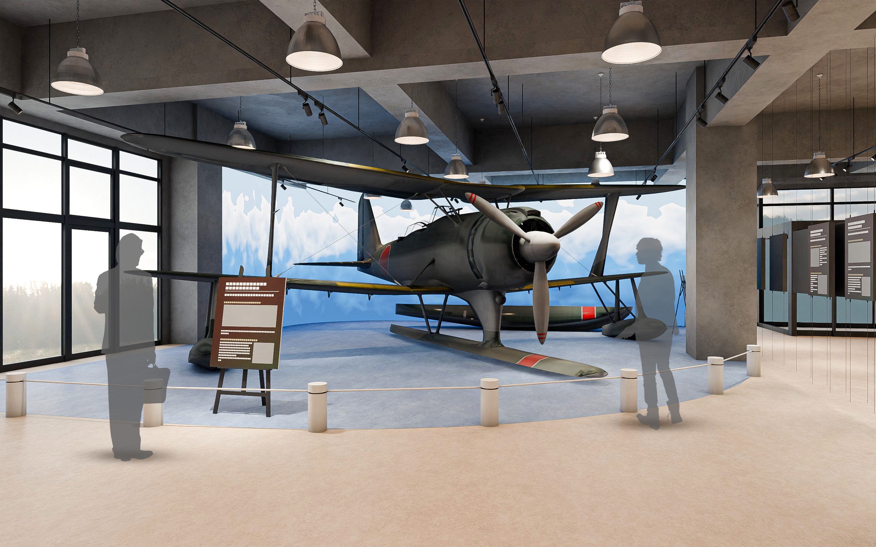Satelit Museum Yamato - Gambar interior