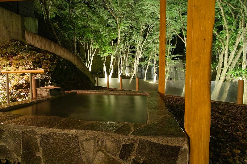 Shizuyama no Yu open-air bath