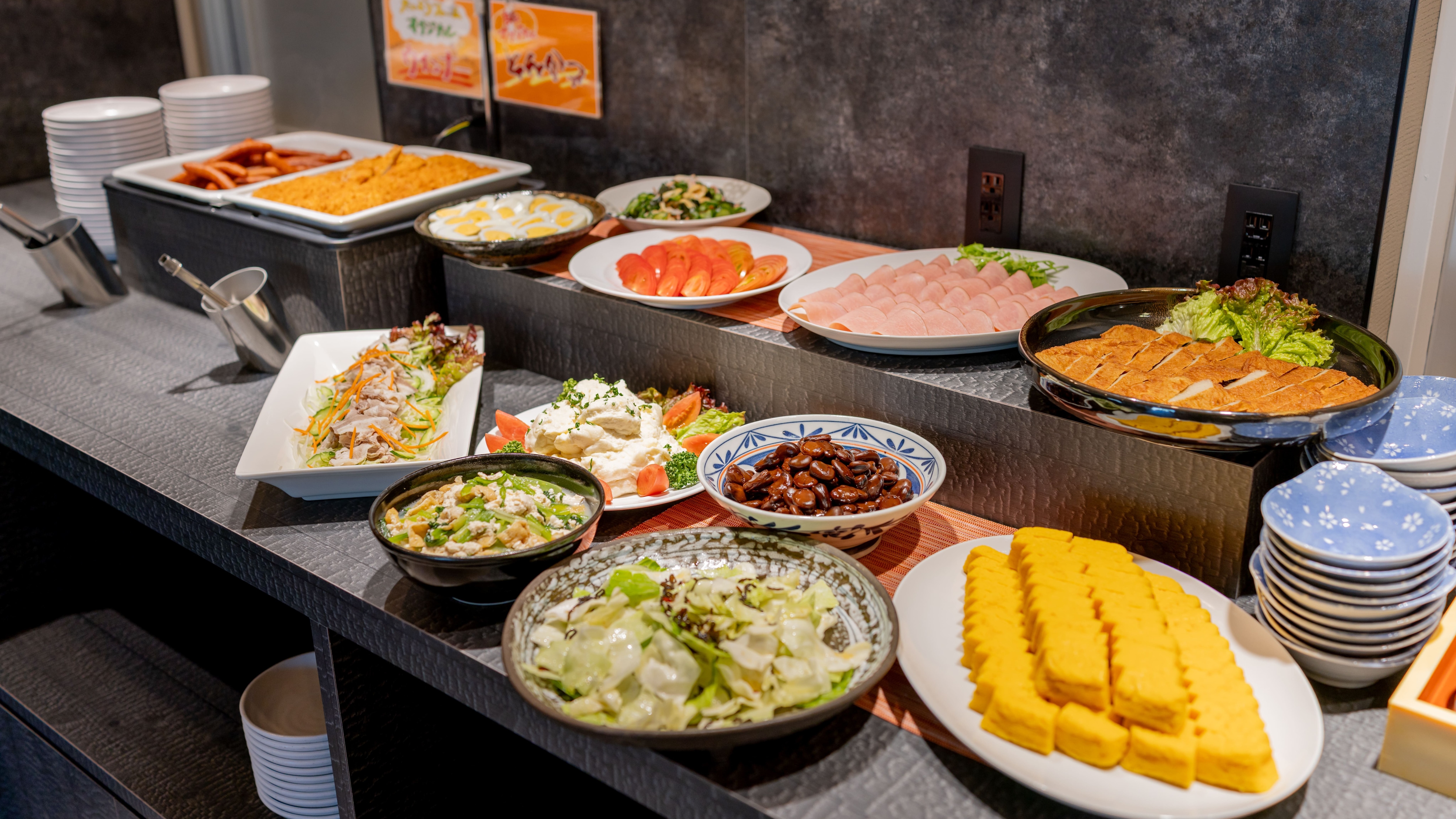 Buffet-style side dishes 1