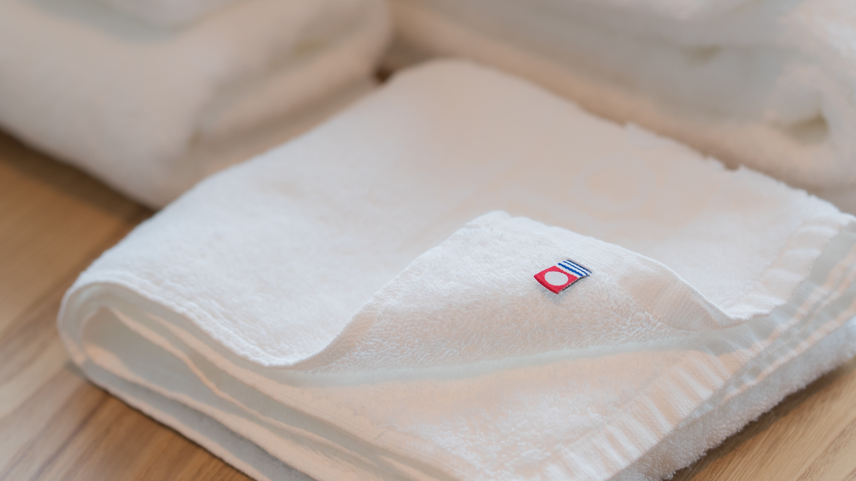Guest room towels | All rooms use Imabari towels.