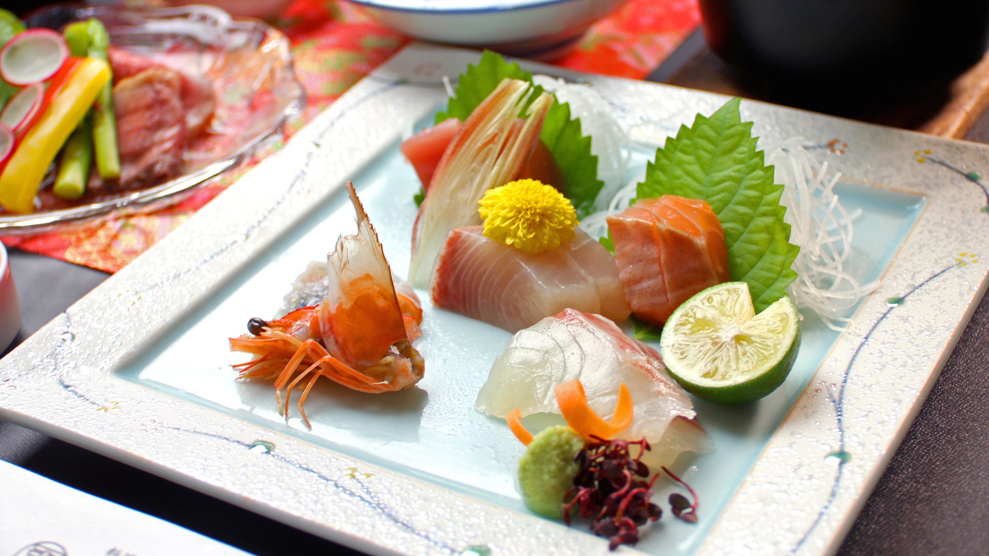 Standard Kaiseki Course Example - Sashimi -
