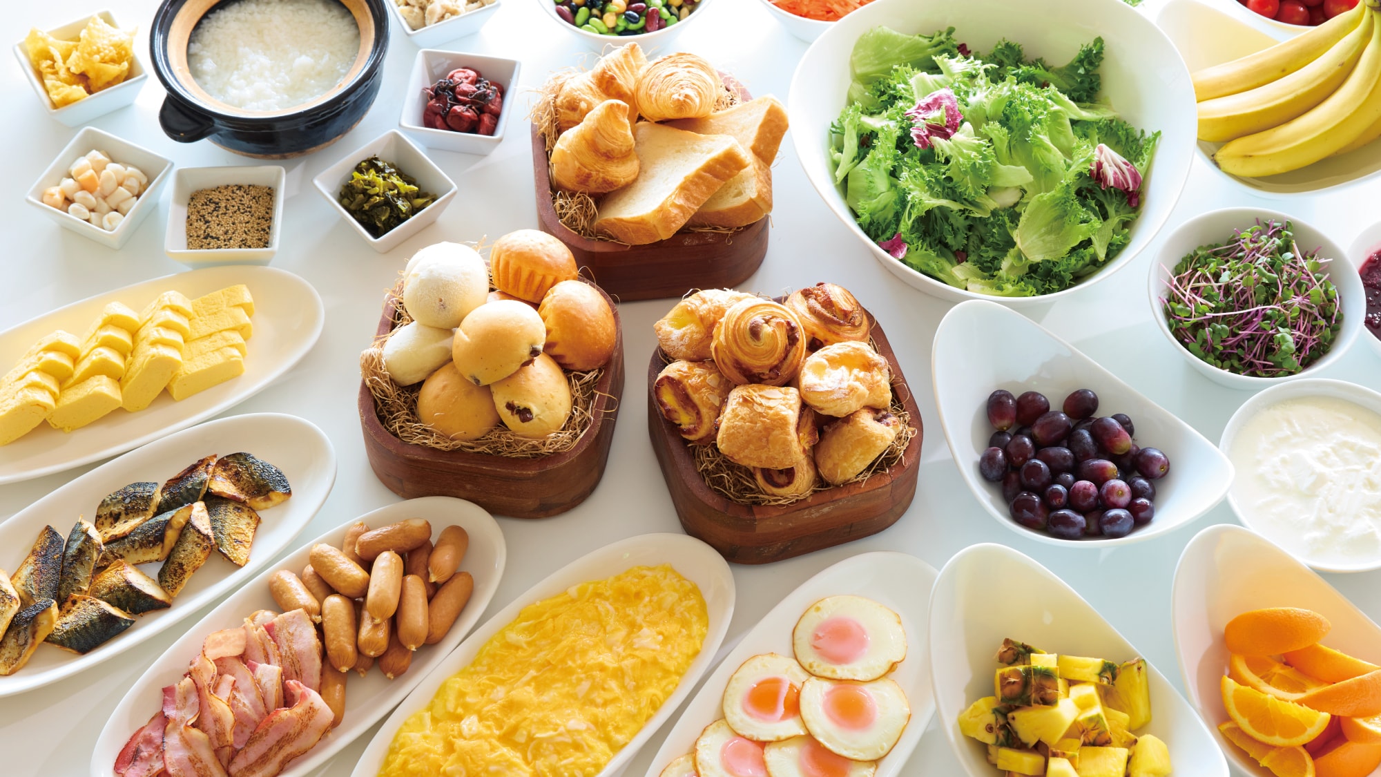 Gambar prasmanan sarapan