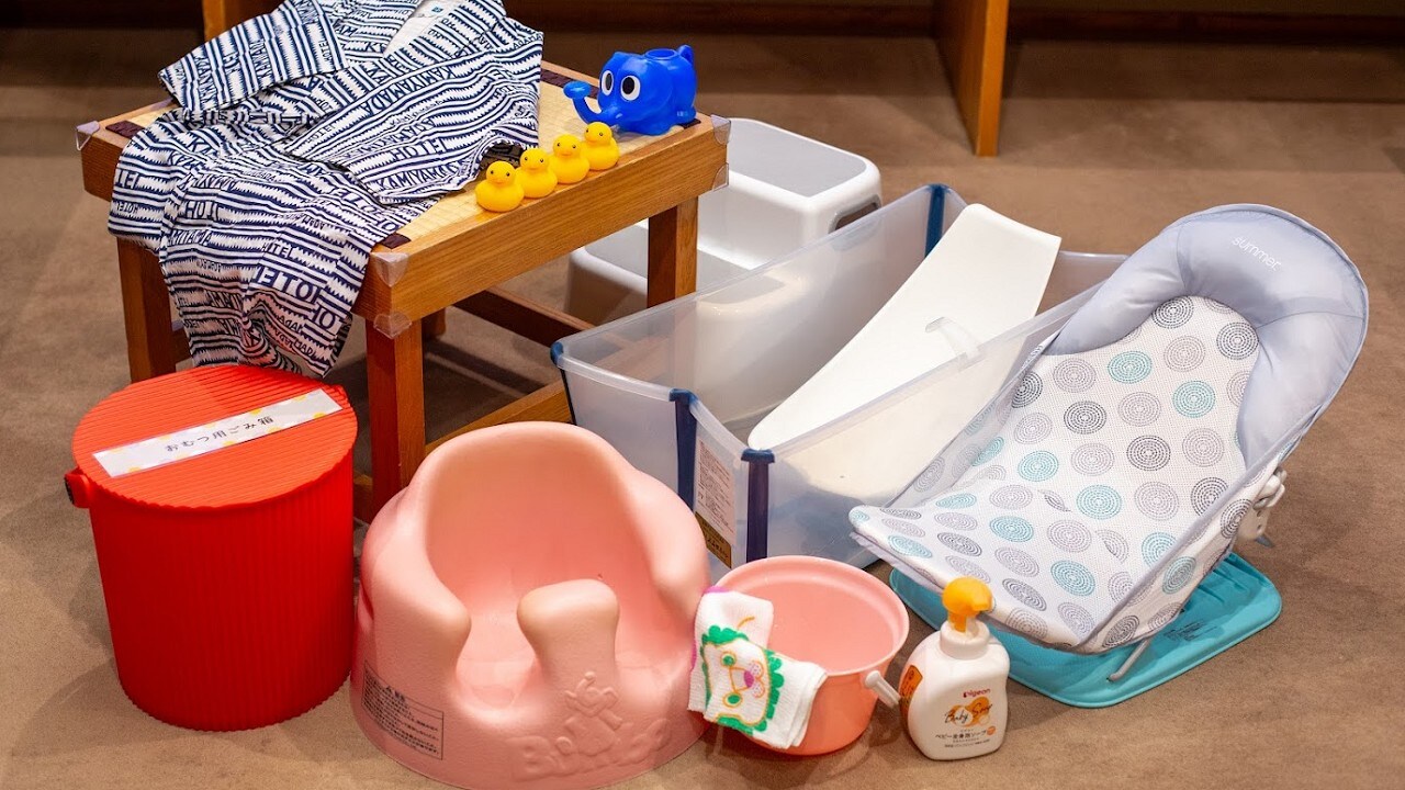 Traveling with babies is hassle-free♪ Welcome Baby rooms are well-equipped