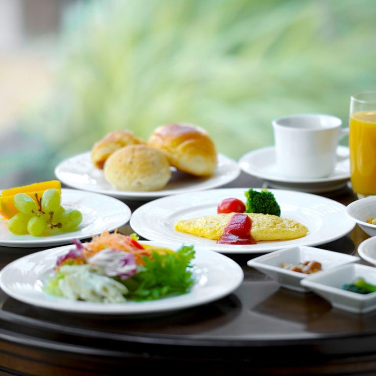 Breakfast buffet (example of assortment)