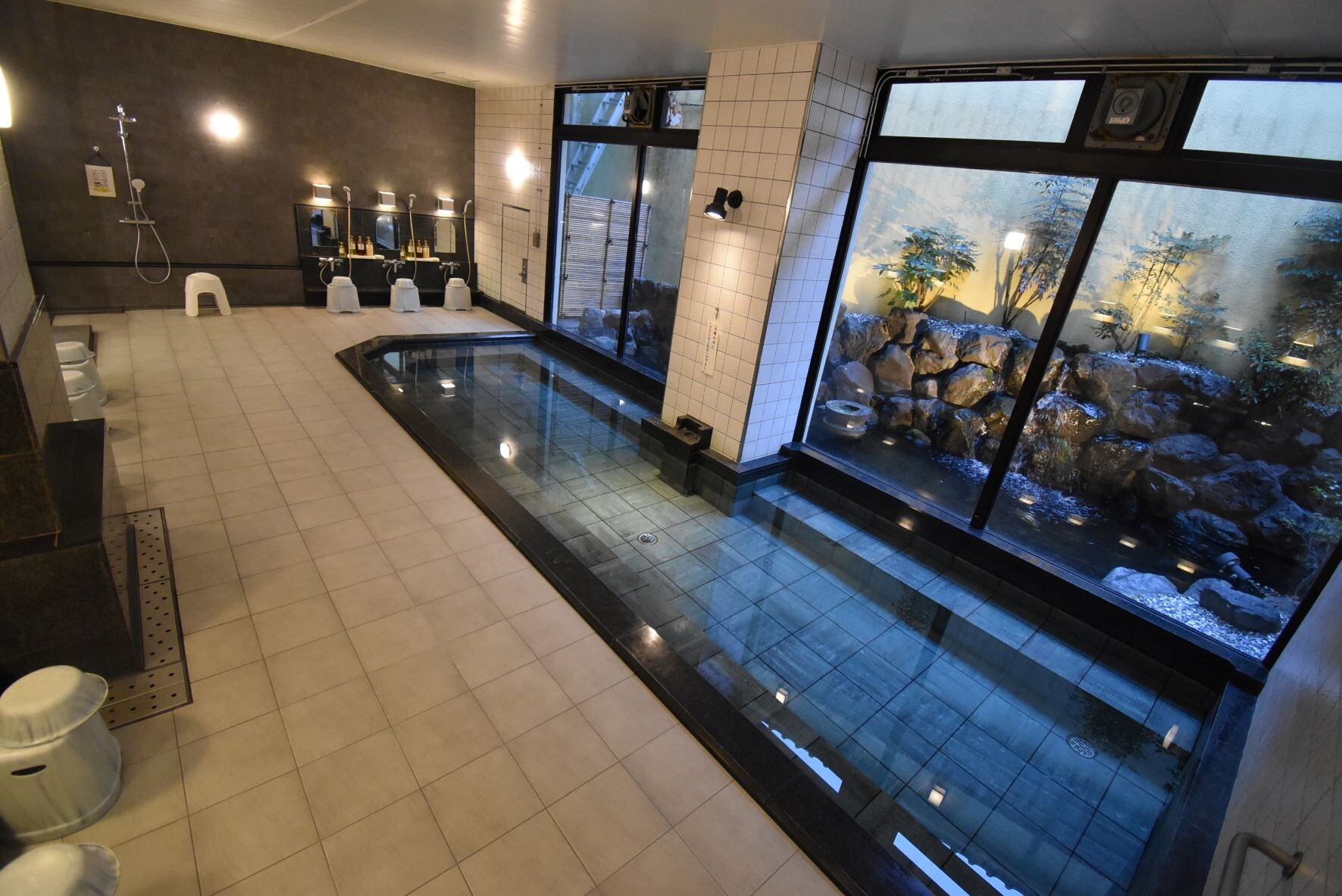 Large communal bath