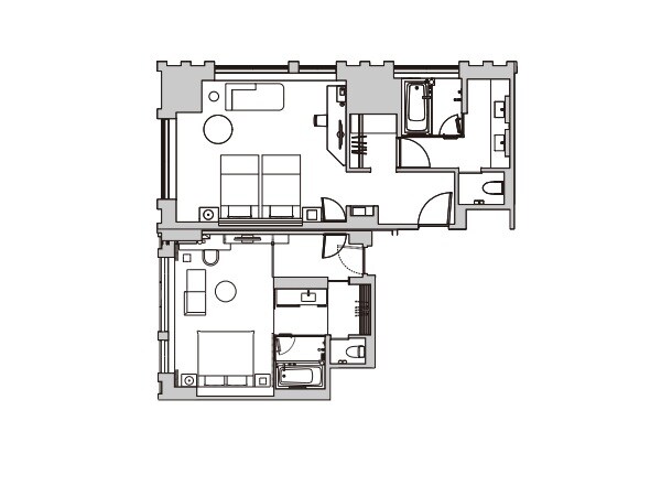 Connecting Room - Floor Plan