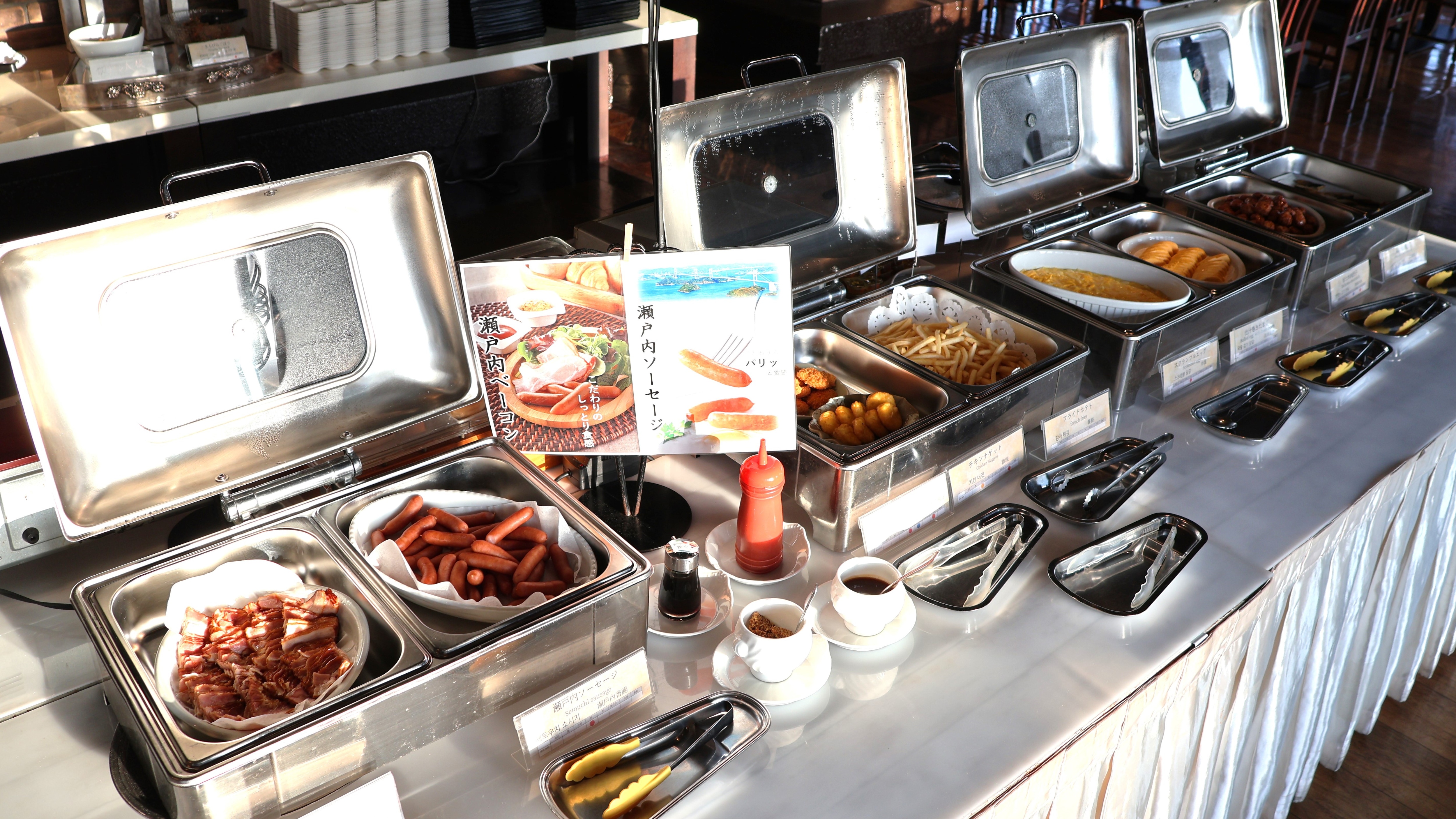 ■朝食バイキング■地産地消の食材も利用しております