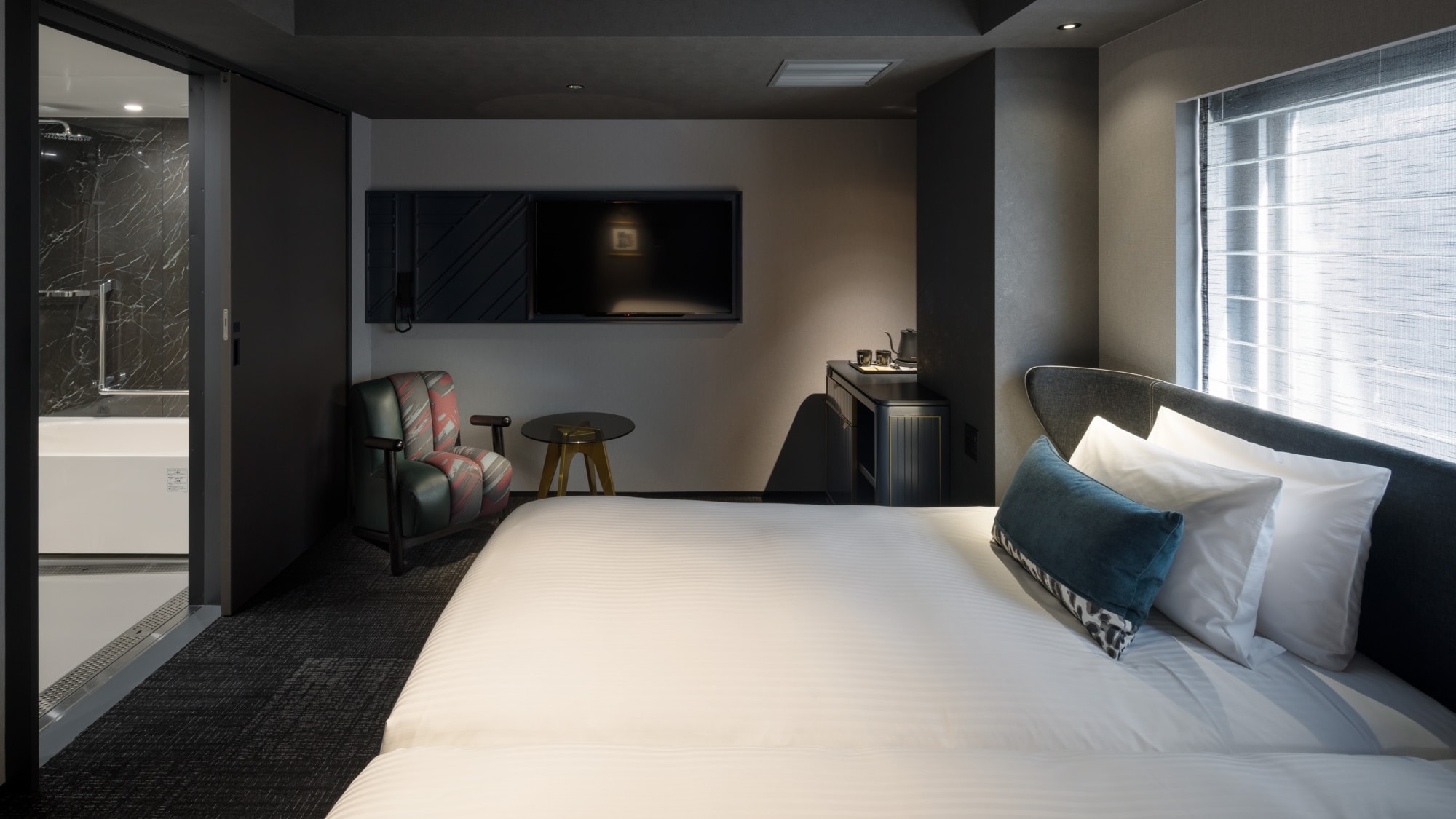 ◆Accessible Twin｜This is a barrier-free room that anyone can use comfortably.