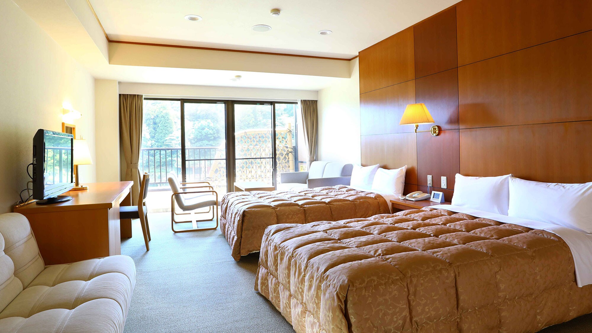 Western-style twin room (with sofa)