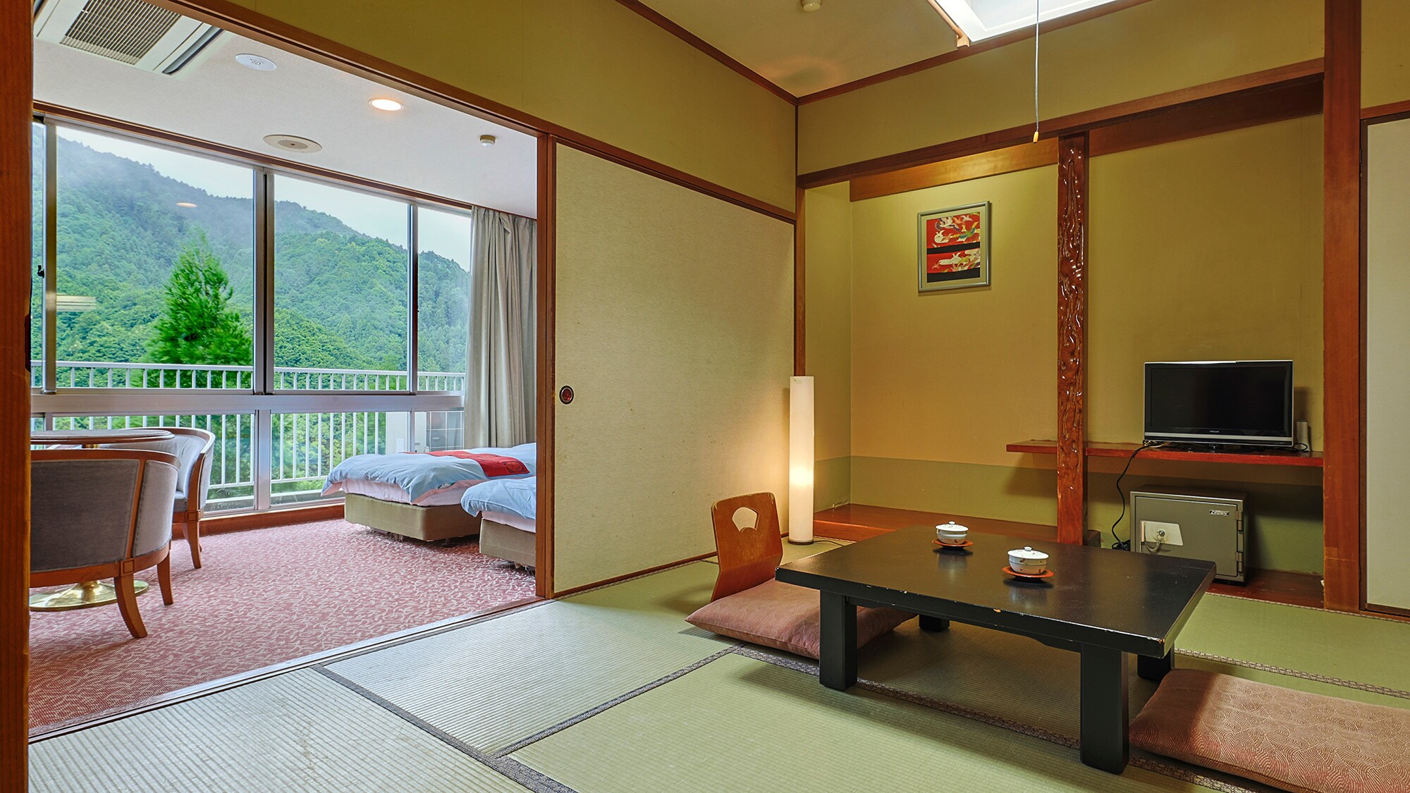 Phòng theo phong cách Nhật-Tây | Khuyến khích cho chuyến đi 3 thế hệ! Rộng rãi 50 mét vuông