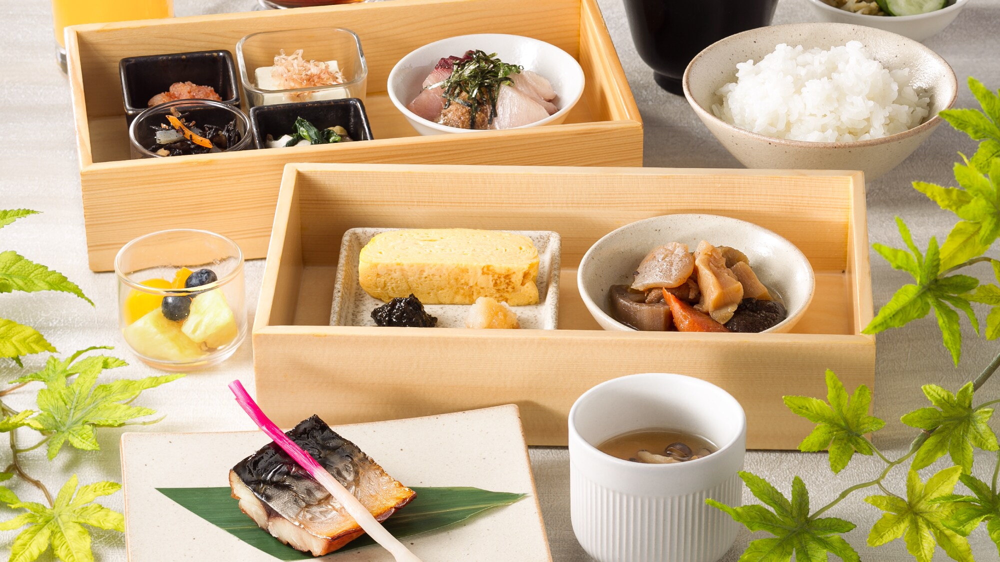 Breakfast image (Japanese meal)