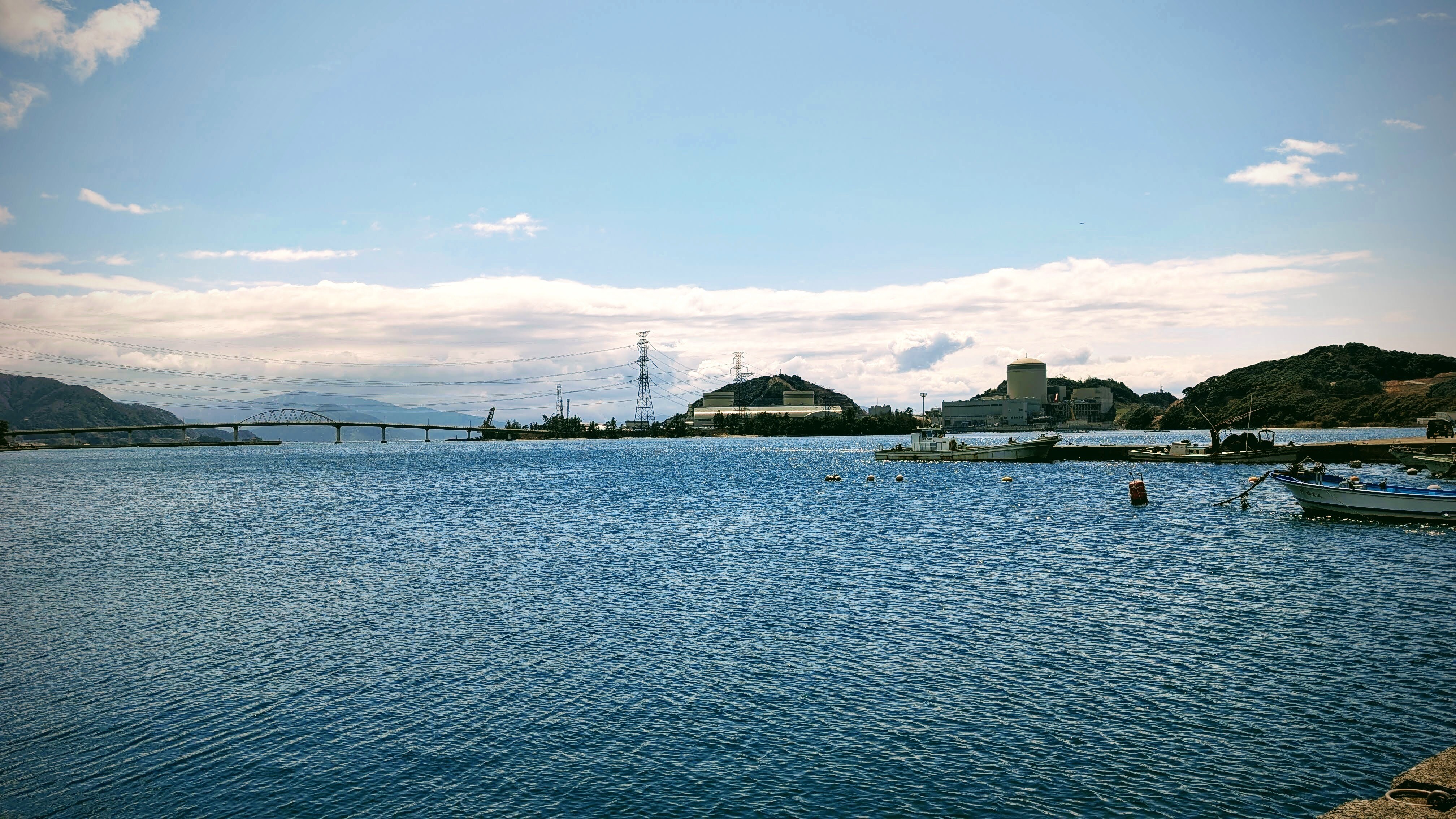 The view of Wakasa Bay in front of the hotel