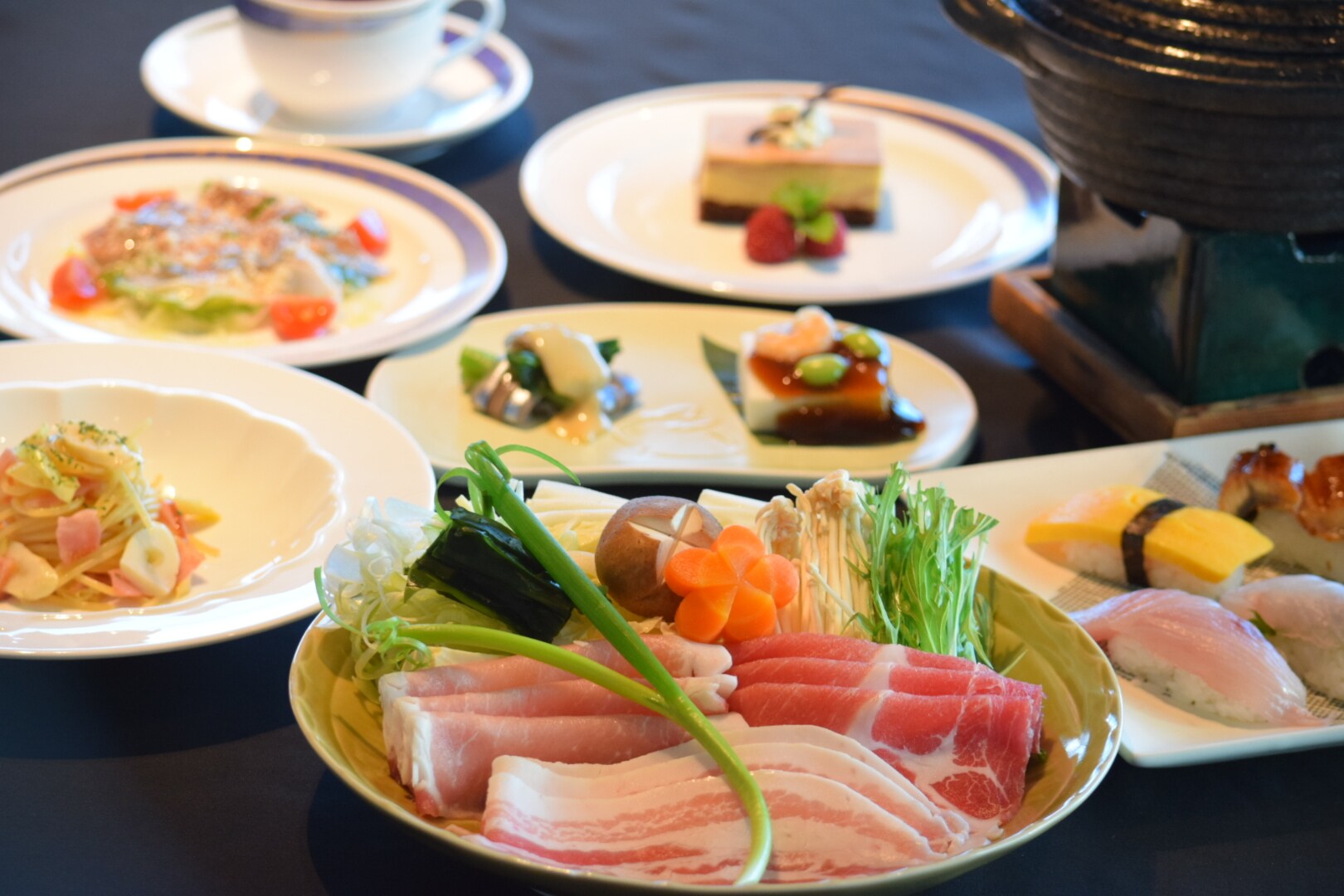 Kagoshima Black Pork Shabu-Shabu Japanese and Western Course
