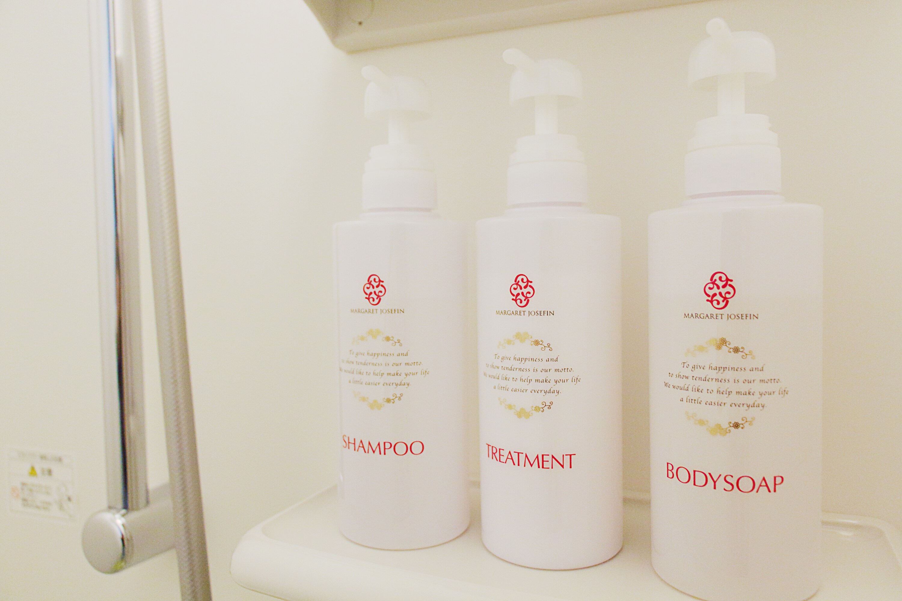 Amenities (shampoo, treatment, body soap)