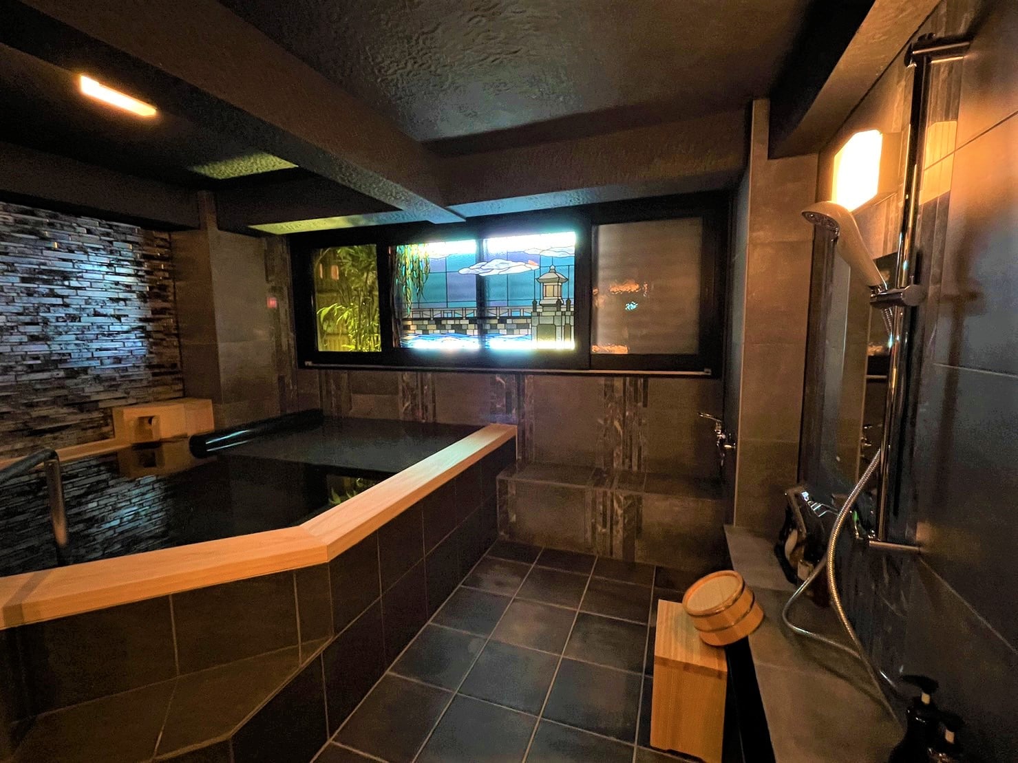 Private bath in the hotel
