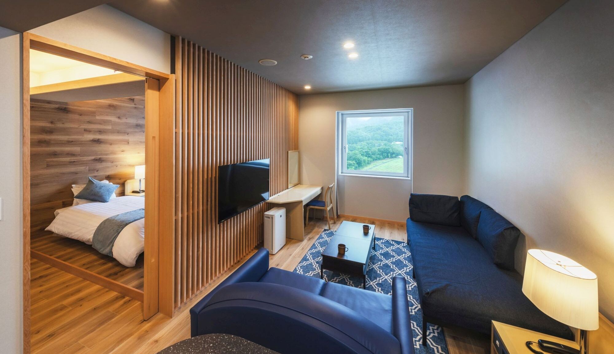 [Residential Suite] 50 sqm bedroom with living room.