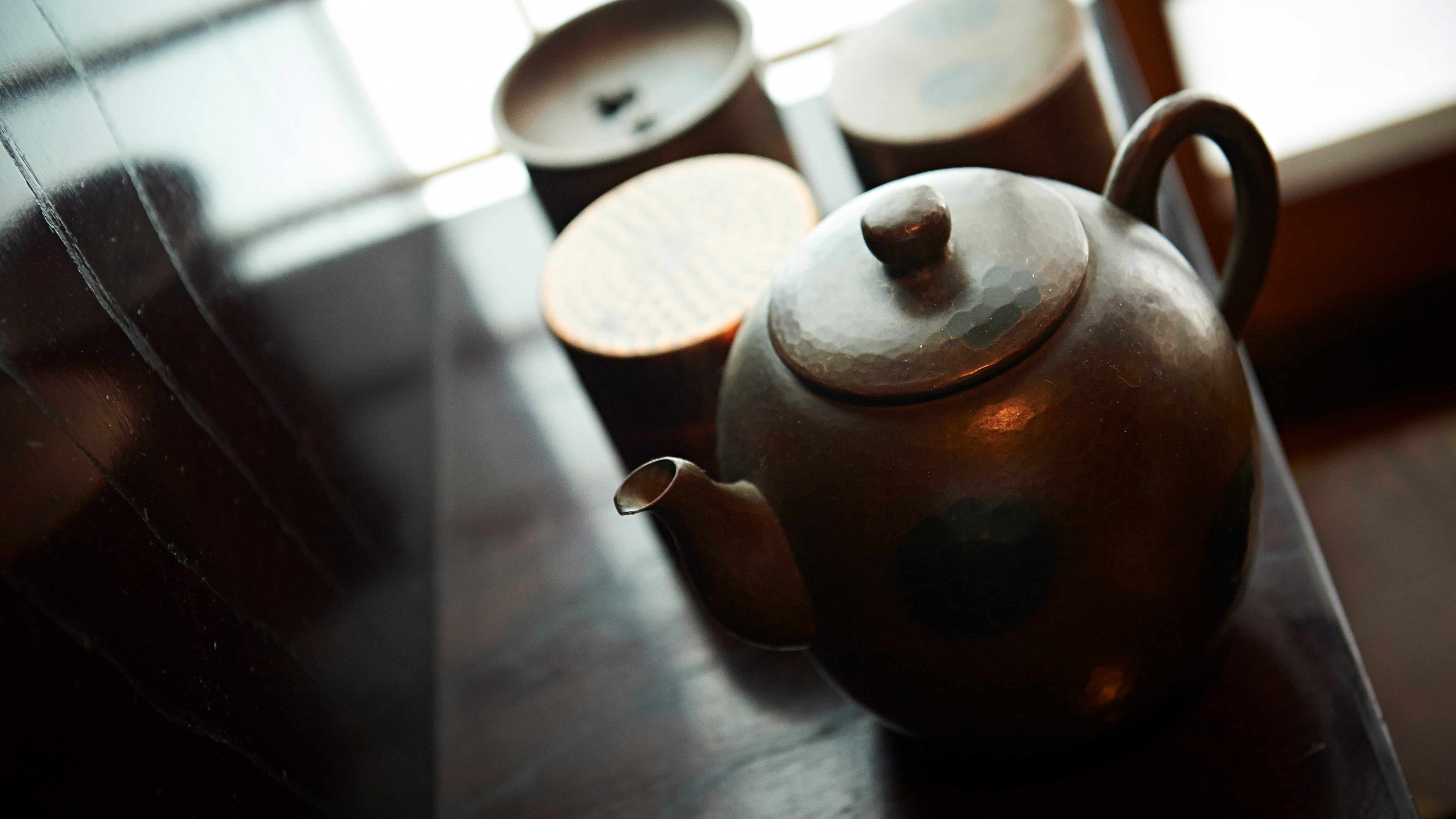 Drinking tea by the hearth is somehow soothing to the soul.