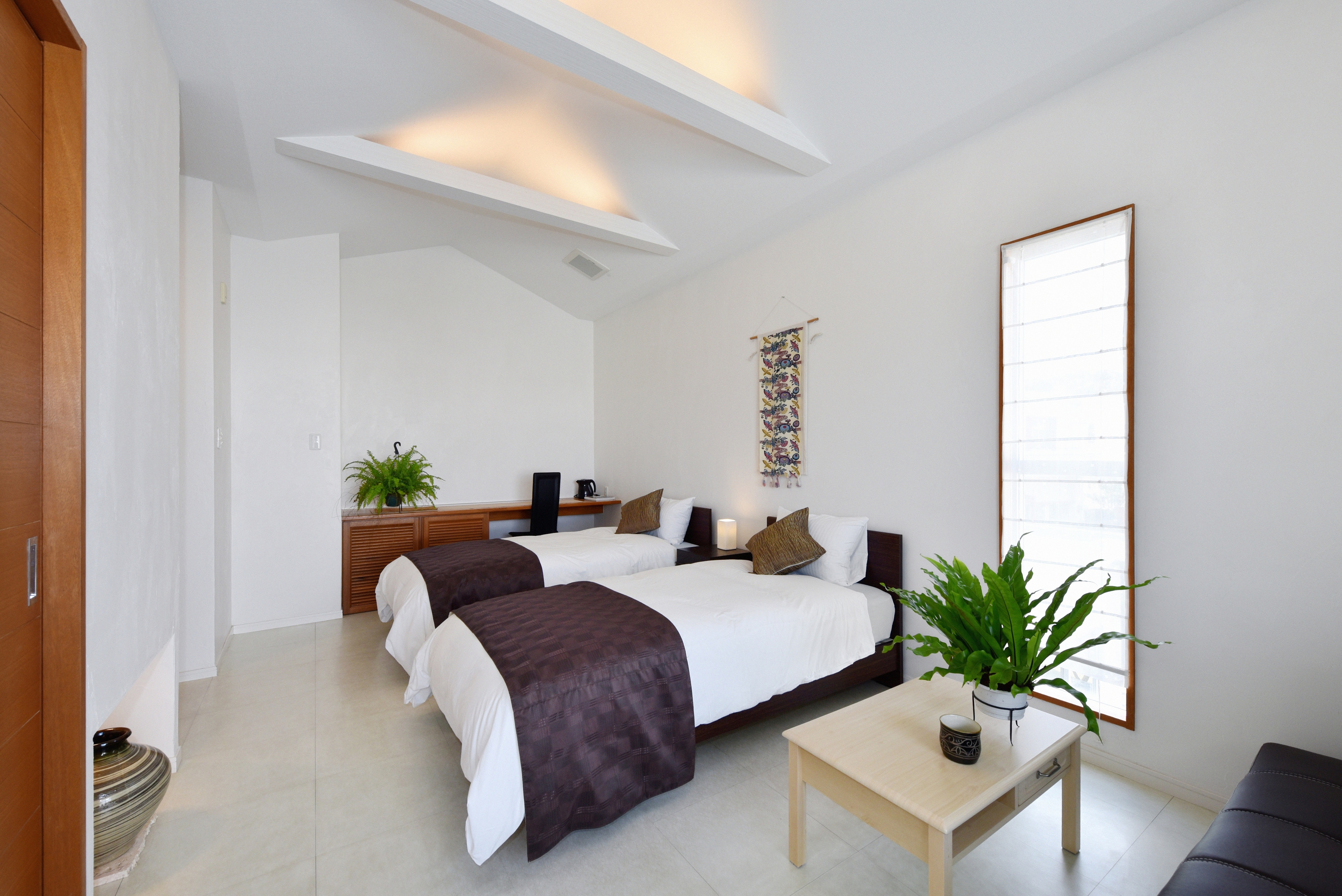Kamar dengan Tempat Tidur Kembar
