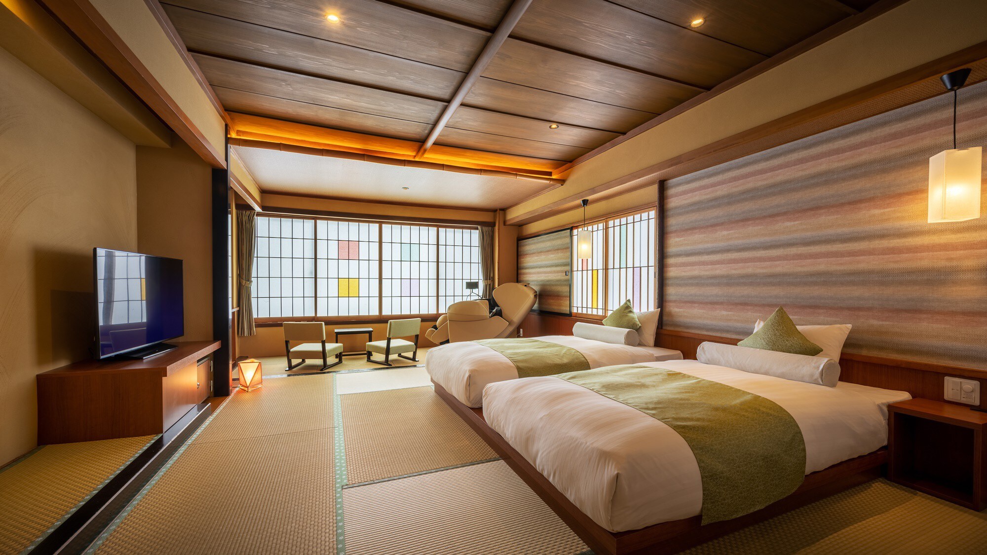 [Newly renovated in 2022] River view Japanese modern twin