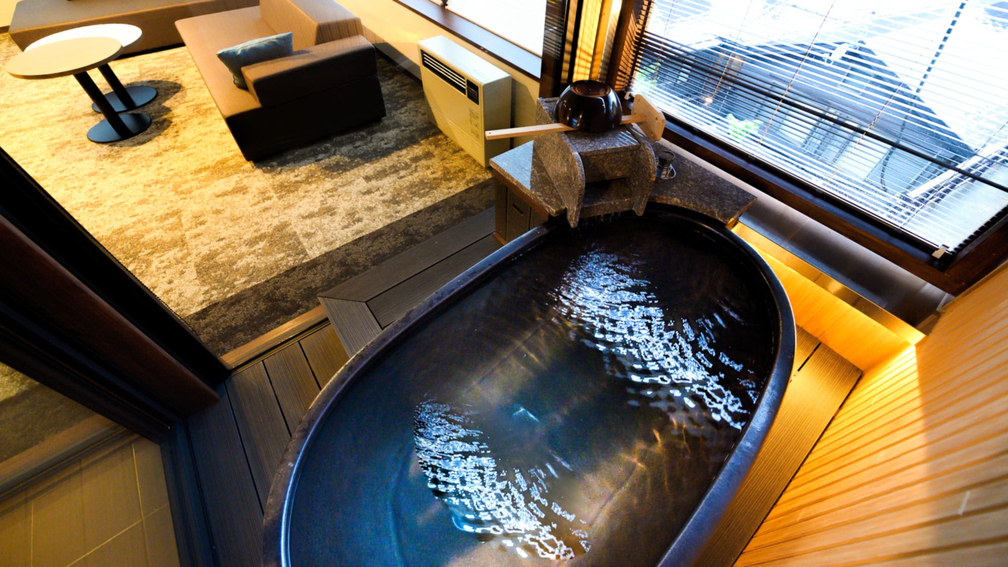 Suite with open-air bath (with kitchenette) / 98㎡
