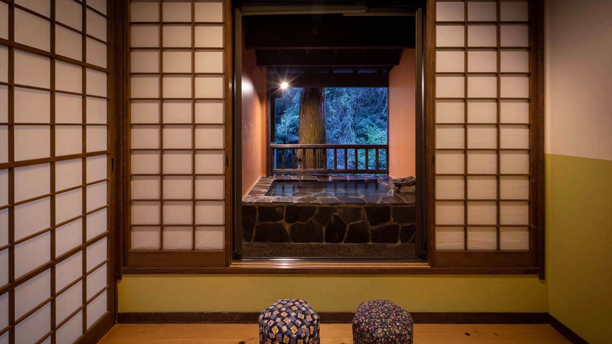 [New storehouse building] Open-air view from the guest room