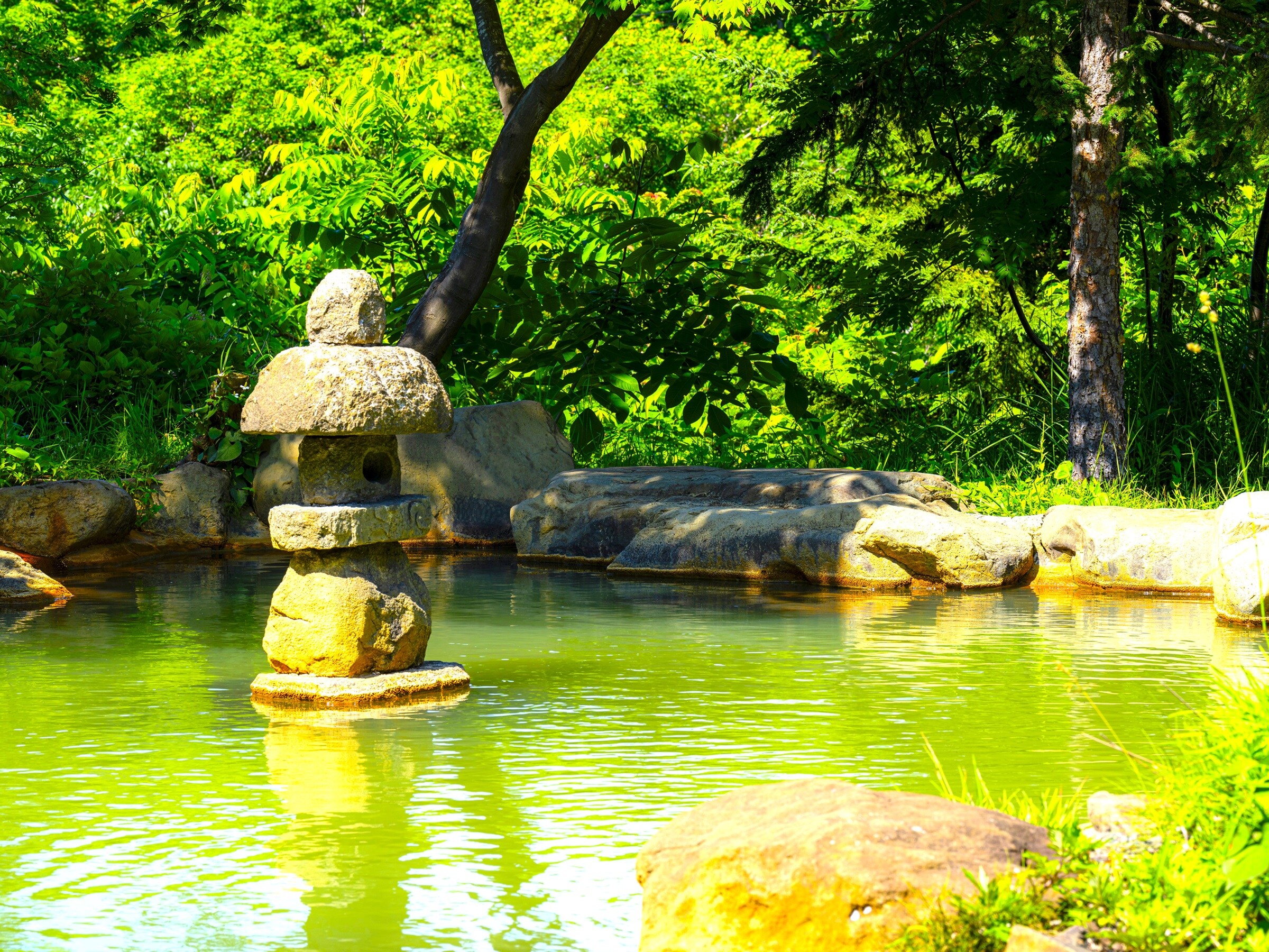 Garden open-air bath