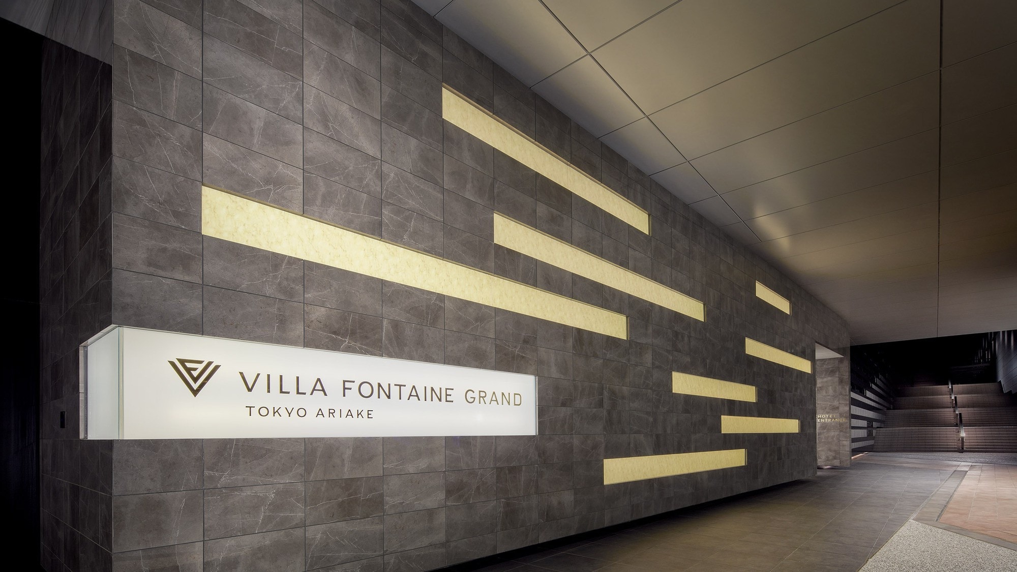 [Hotel entrance]