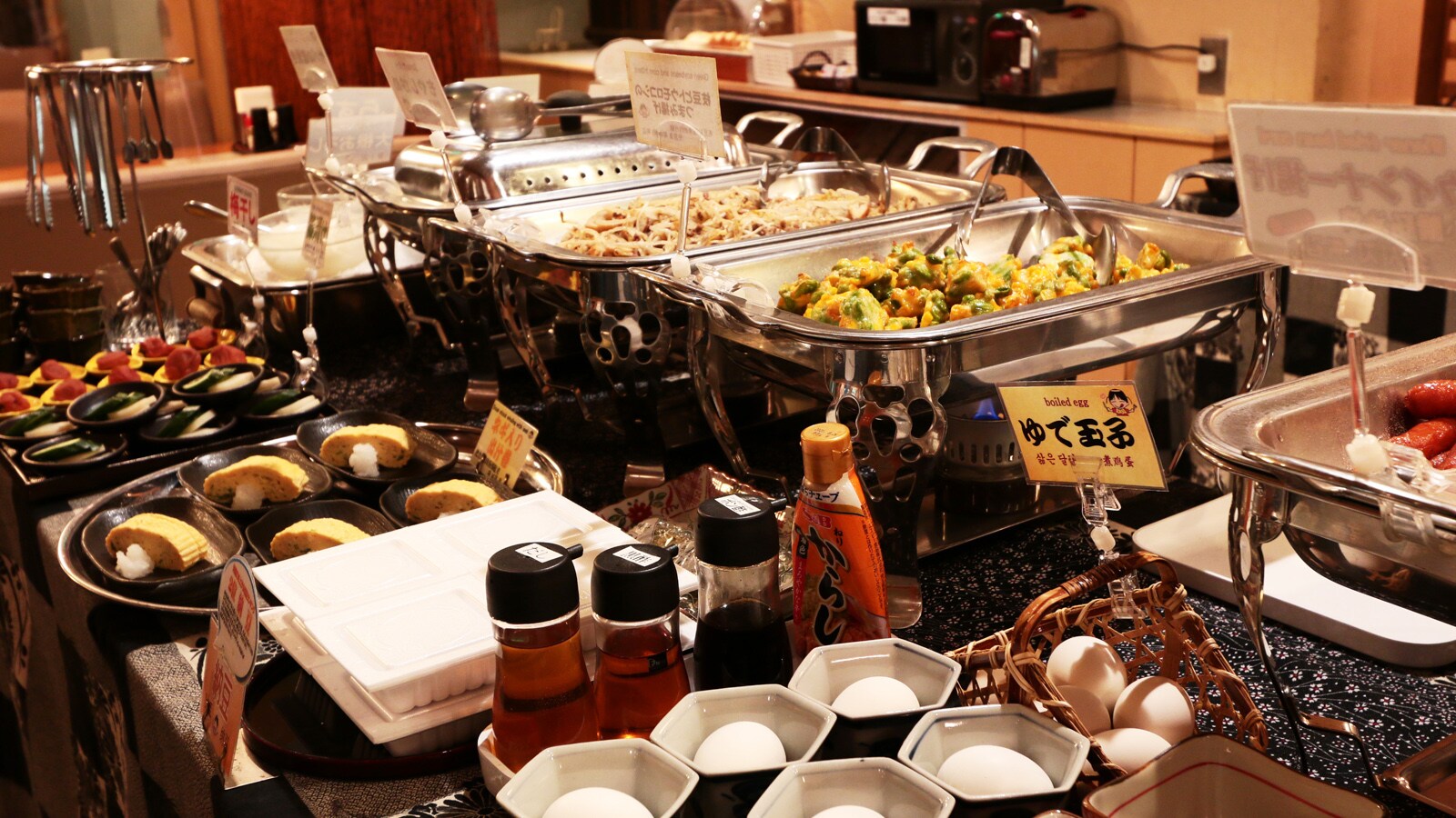 [Breakfast buffet] We await you with nostalgic, home-cooked flavors
