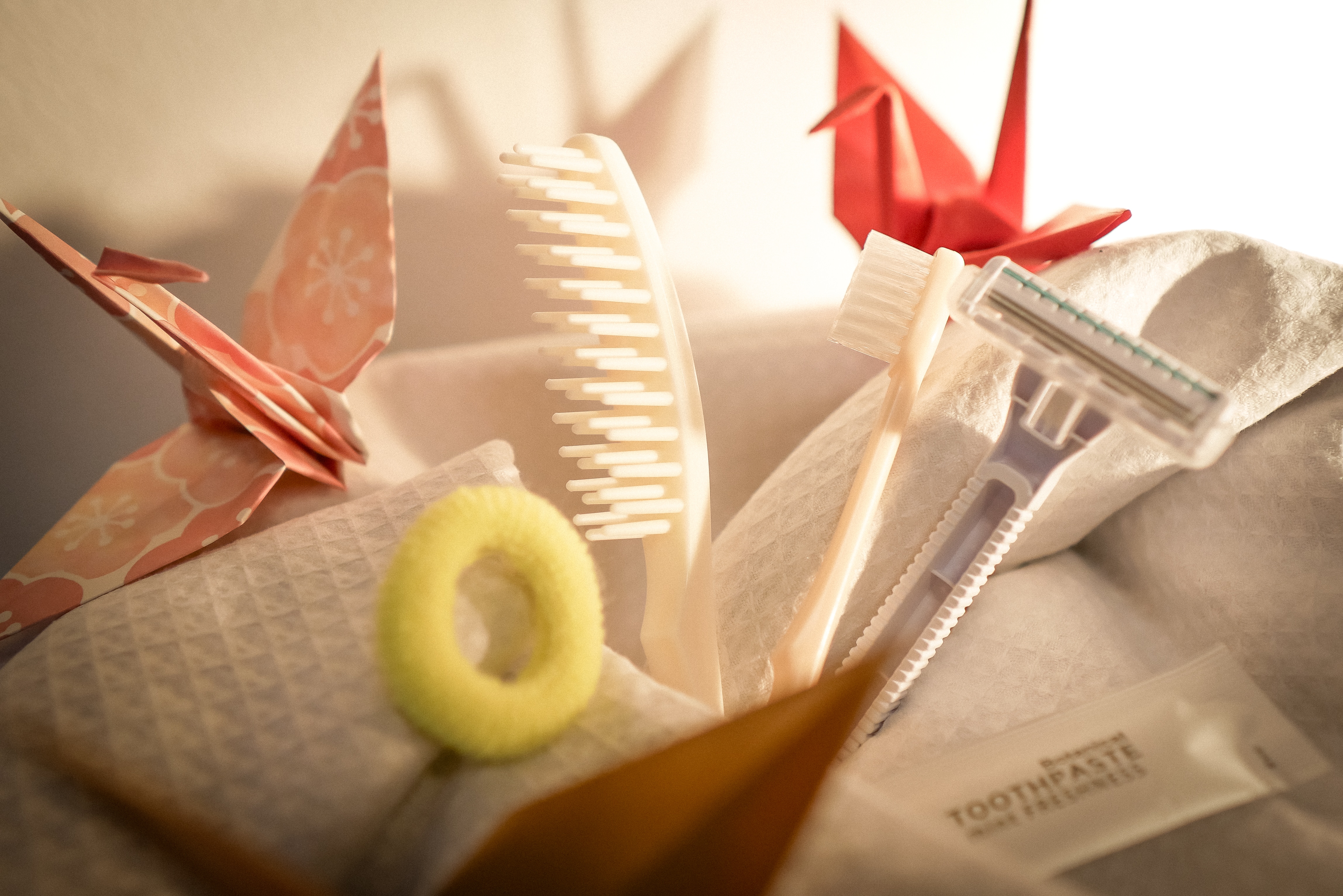 Self-service amenity corner