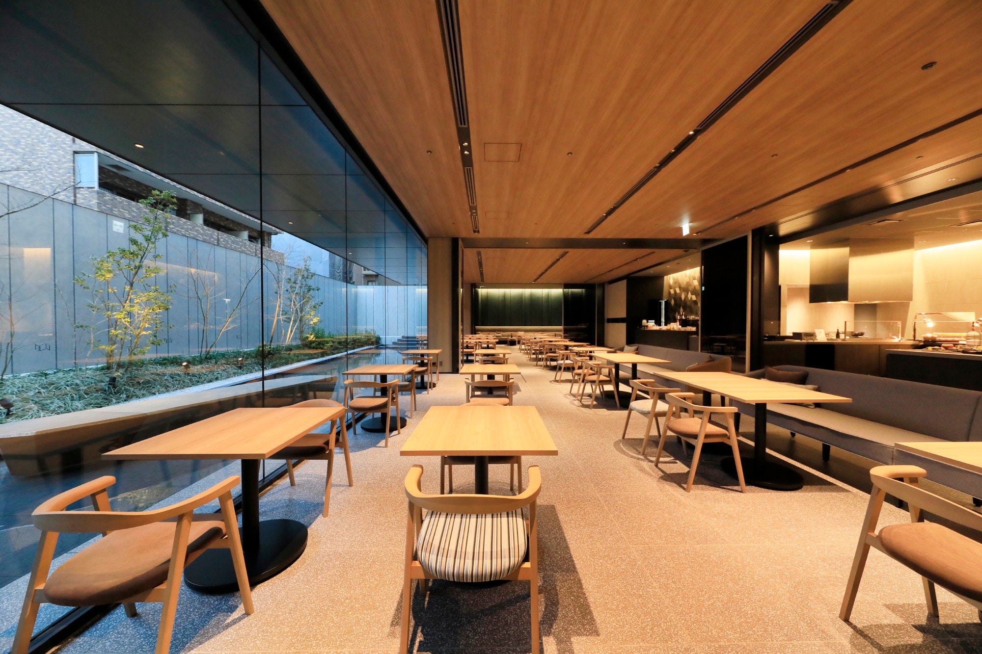 Spacious seating with an open feel