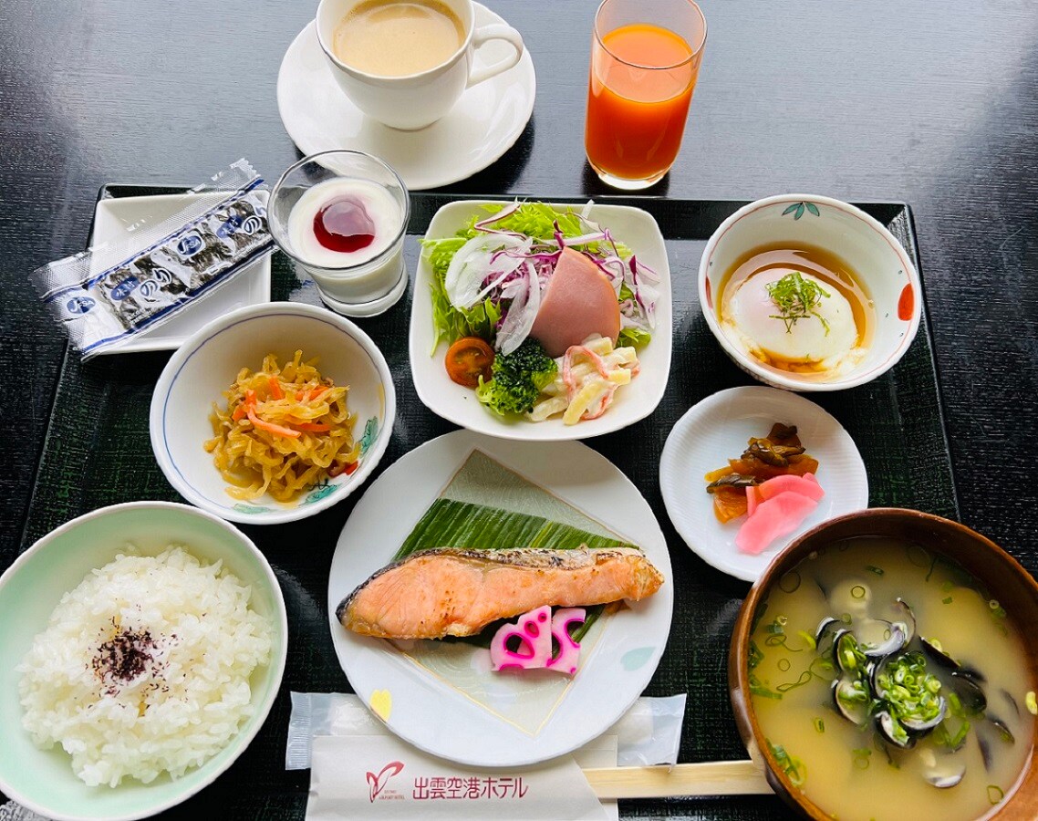 Shijimi soup Japanese set meal from Lake Shinji 700 yen