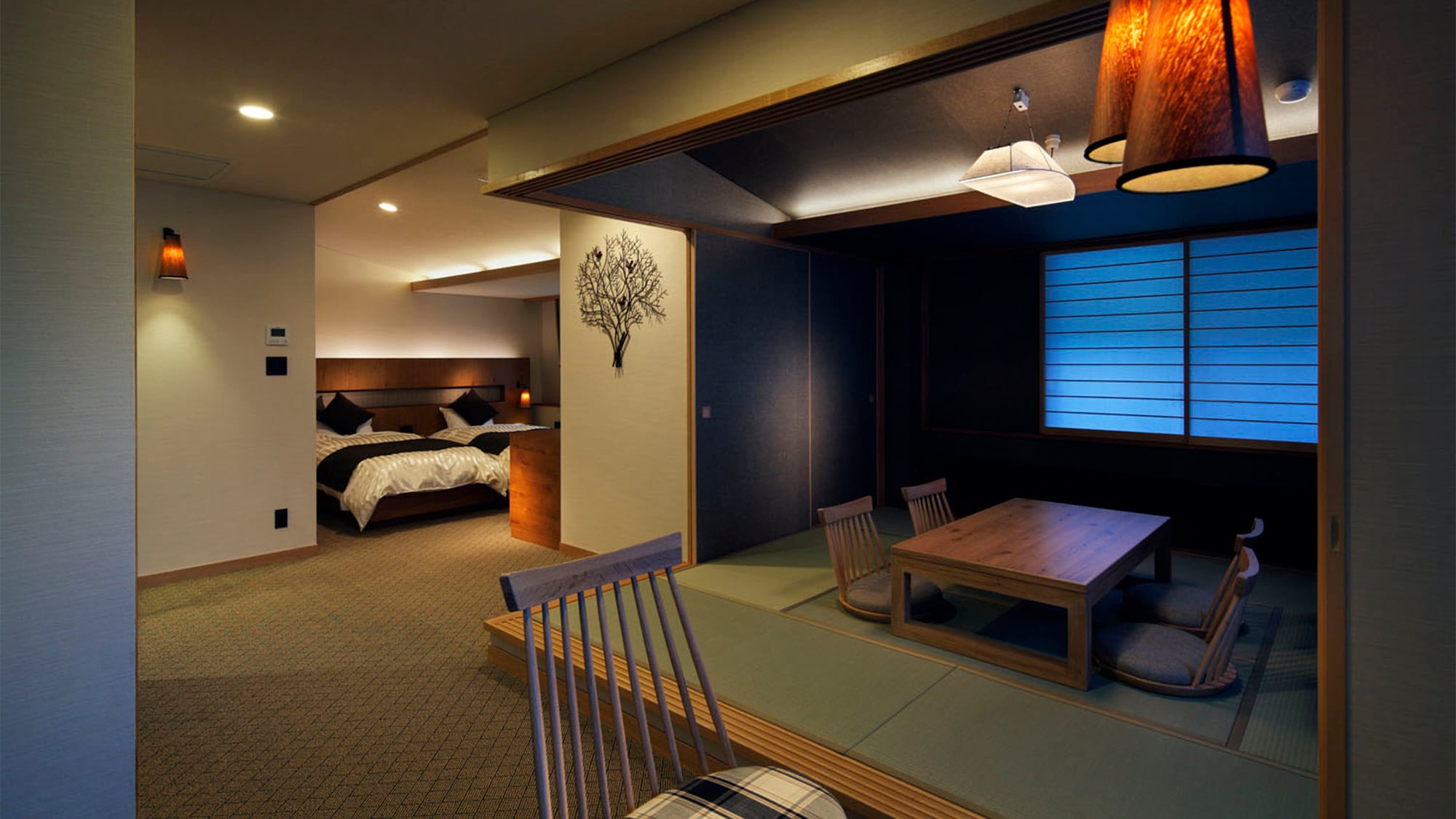 [Kazekidachi no Kawabe Shimeikan] ■ Japanese-Western room (8 tatami mats + twin)