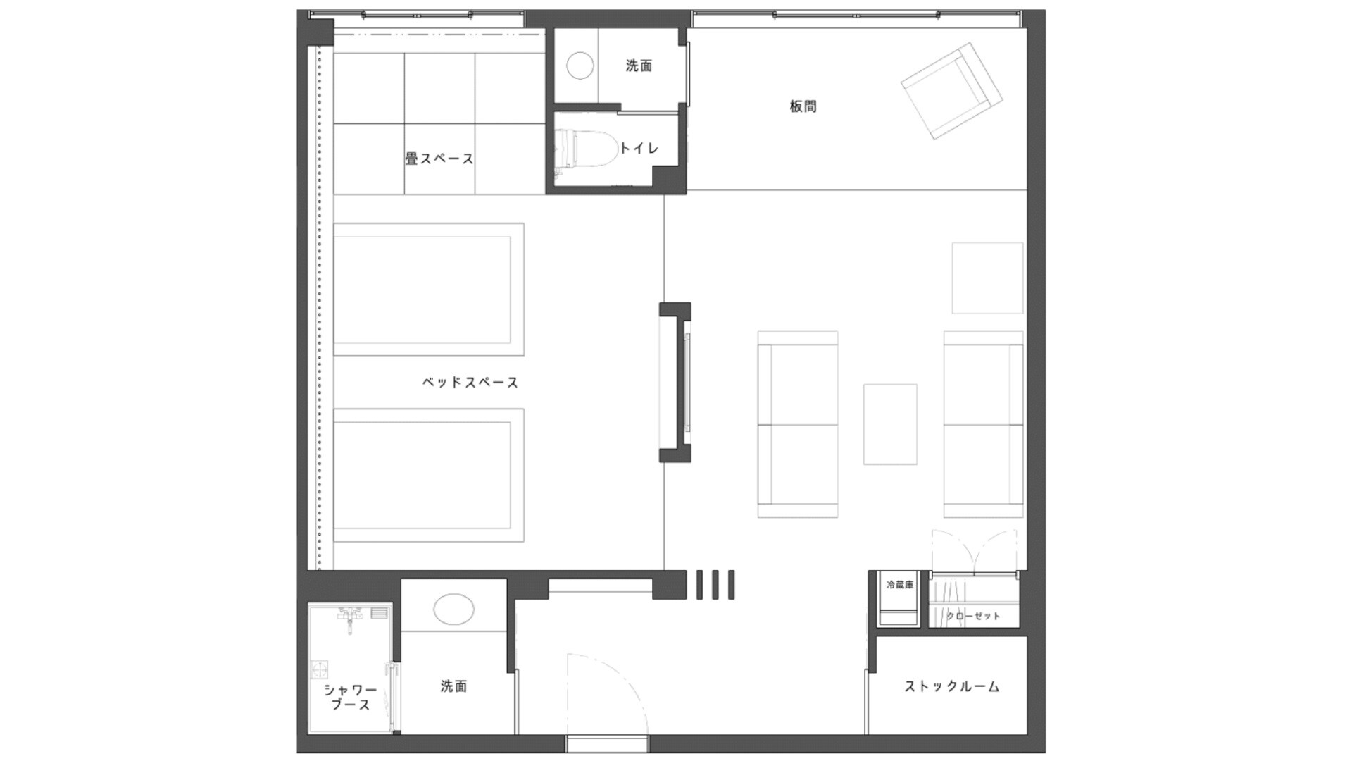 Special room “Amber” floor plan